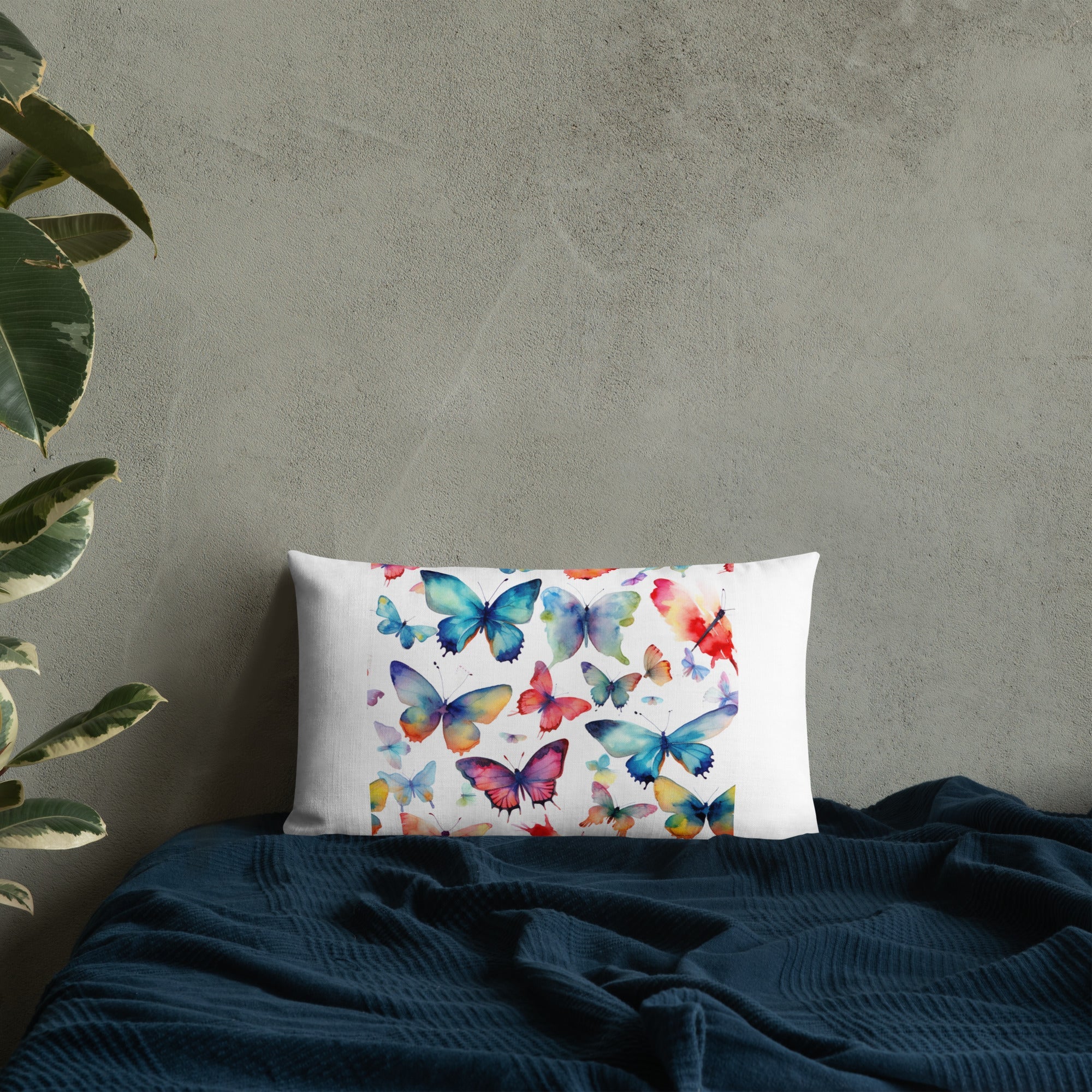 Butterfly Lover's Decorative Yet Comfortable Premium Pillow