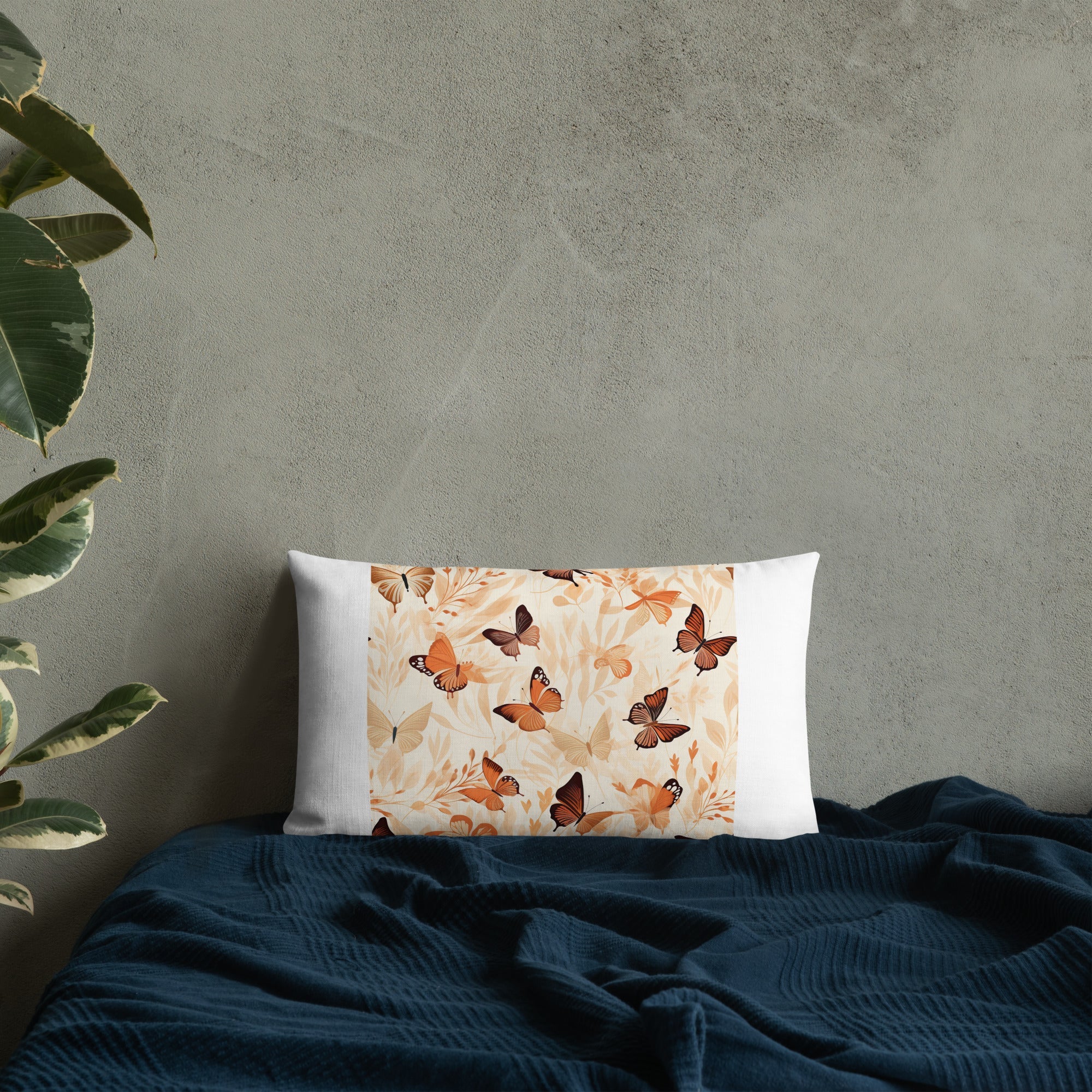 Butterfly Lover's Decorative Yet Comfortable Premium Pillow