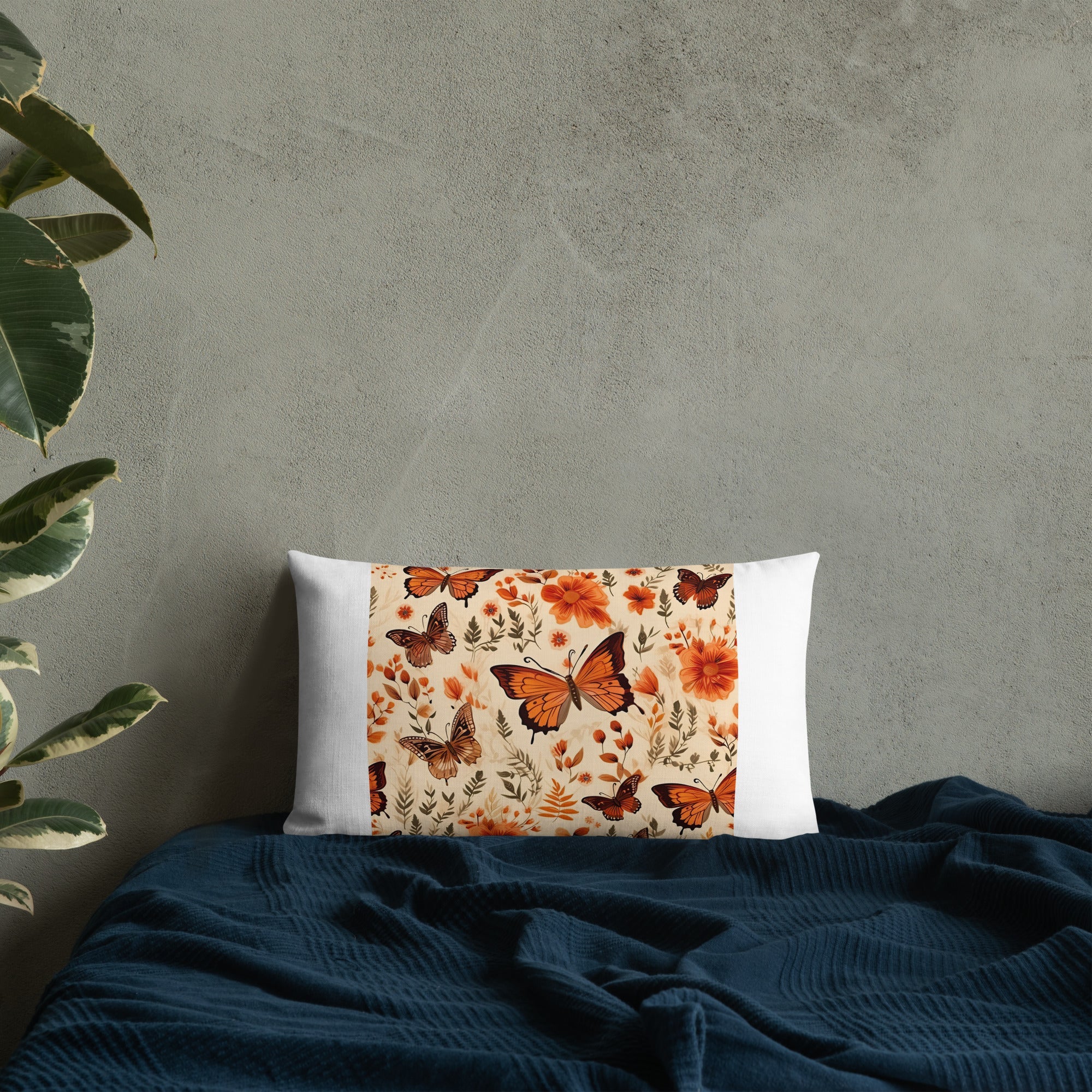 Butterfly Lover's Decorative Yet Comfortable Premium Pillow