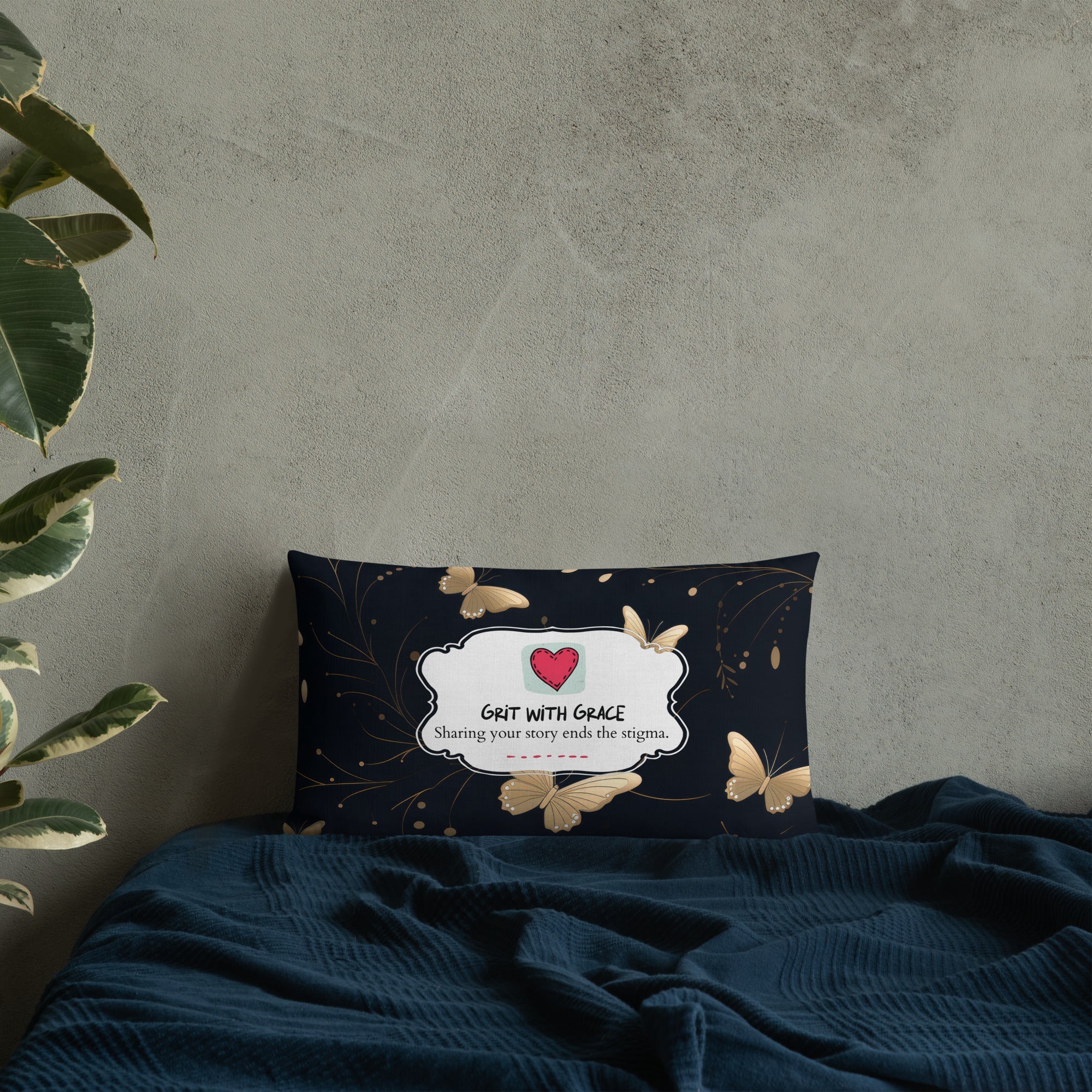 Butterfly Lover's Decorative Yet Comfortable Premium Pillow
