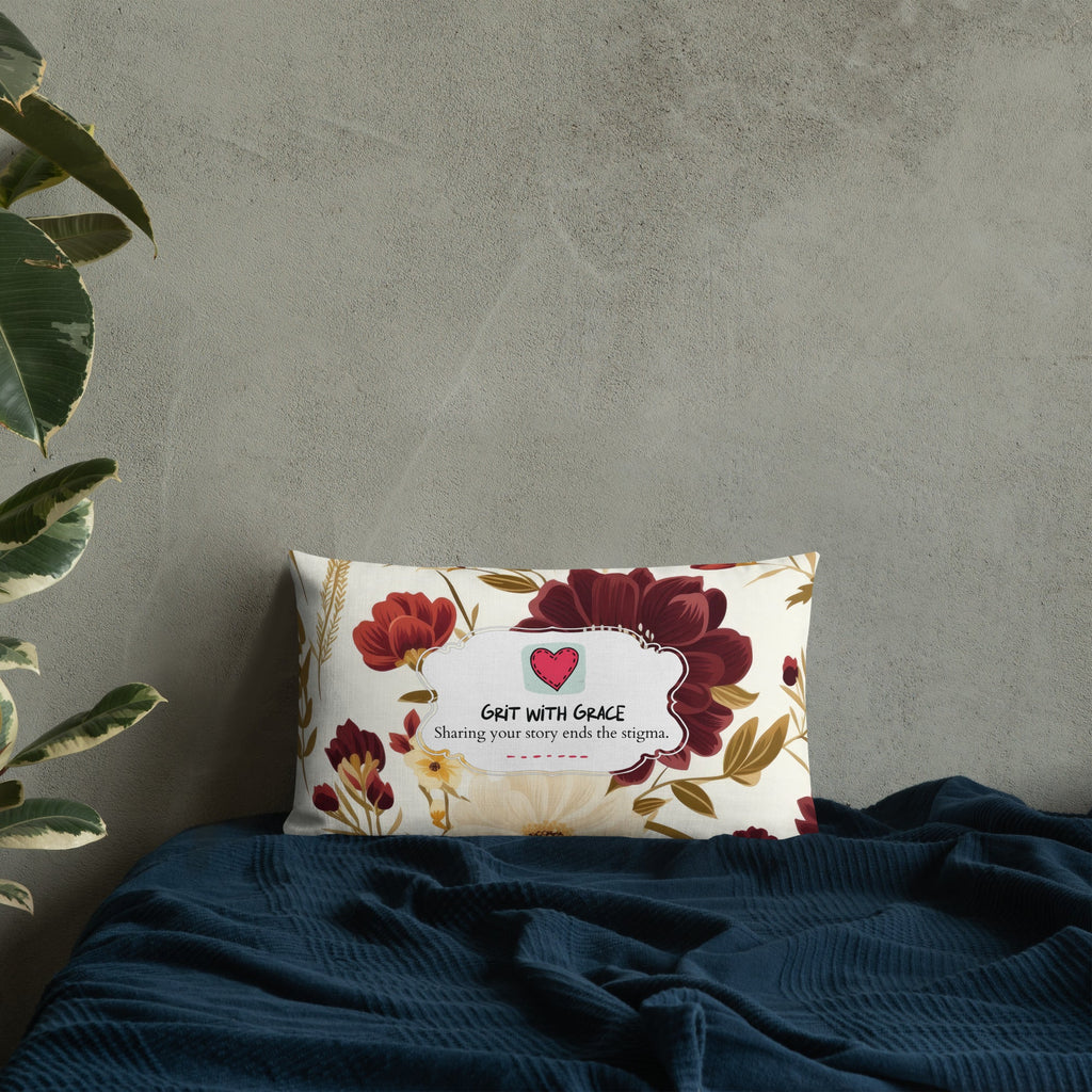 Floral Lover's Botanical Throw Pillow