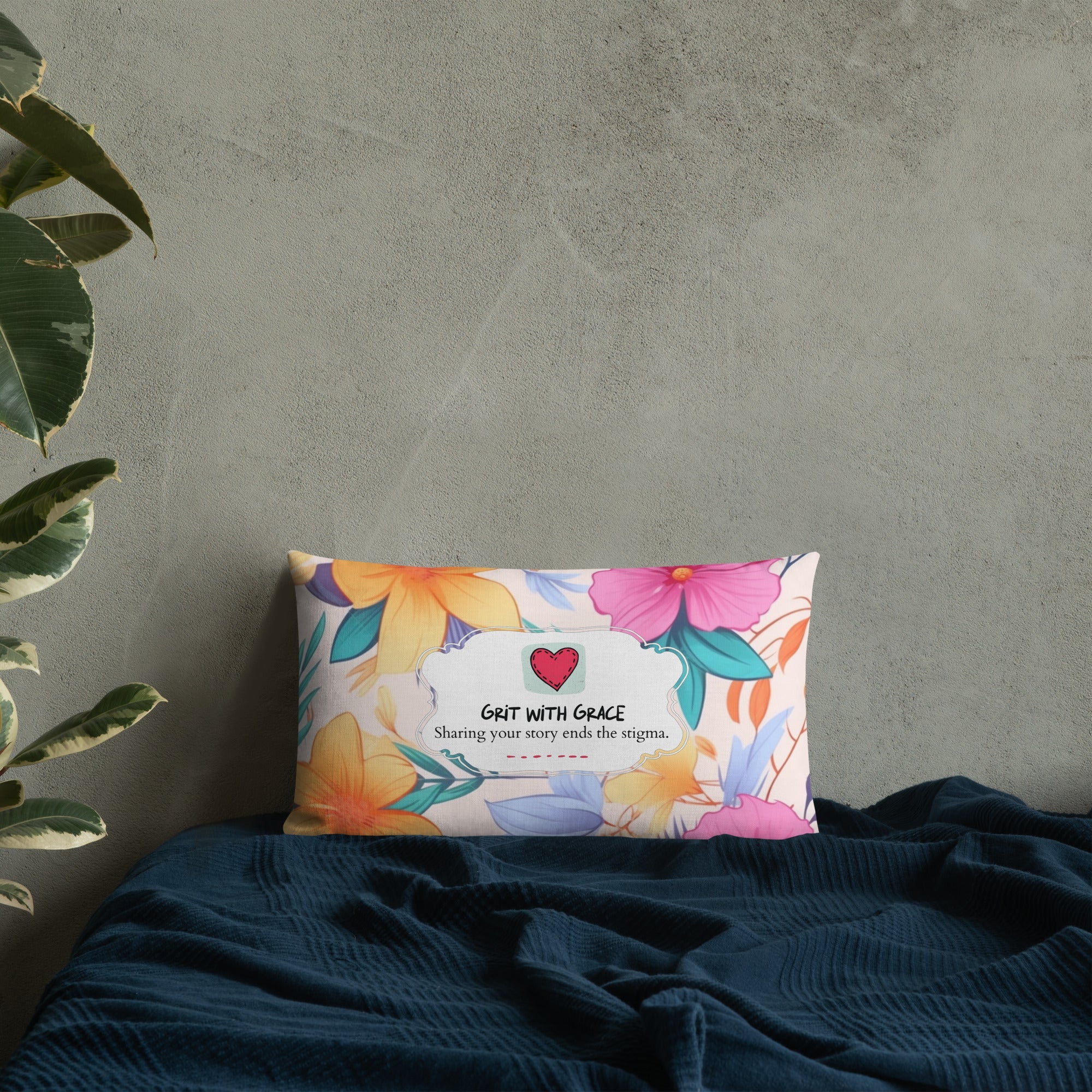 Floral Lover's Botanical Throw Pillow