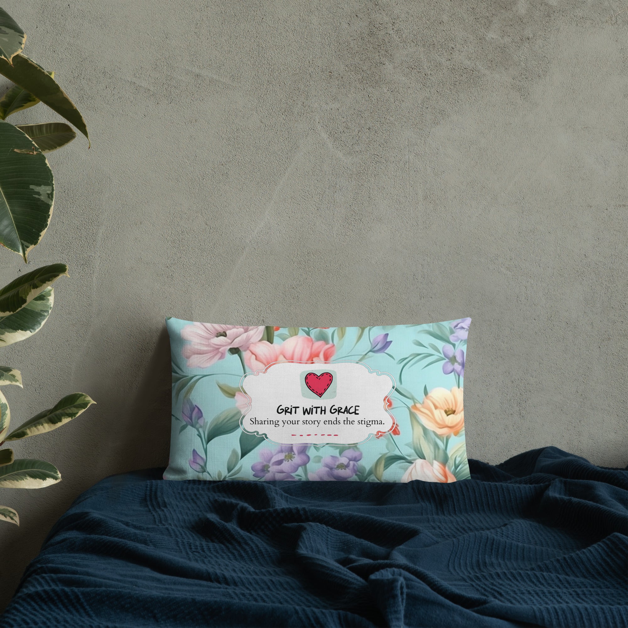 Floral Lover's Botanical Throw Pillow