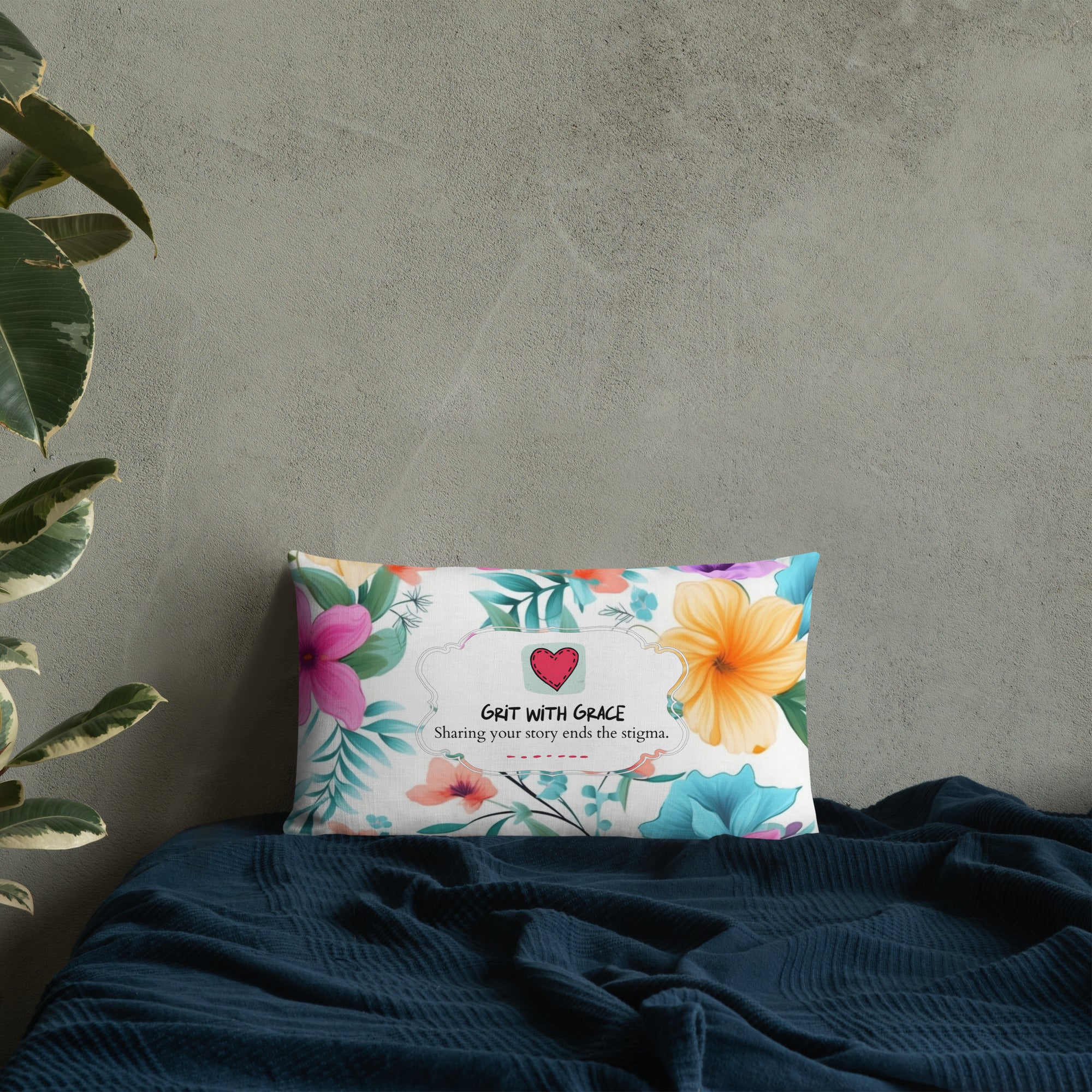 Floral Lover's Botanical Throw Pillow