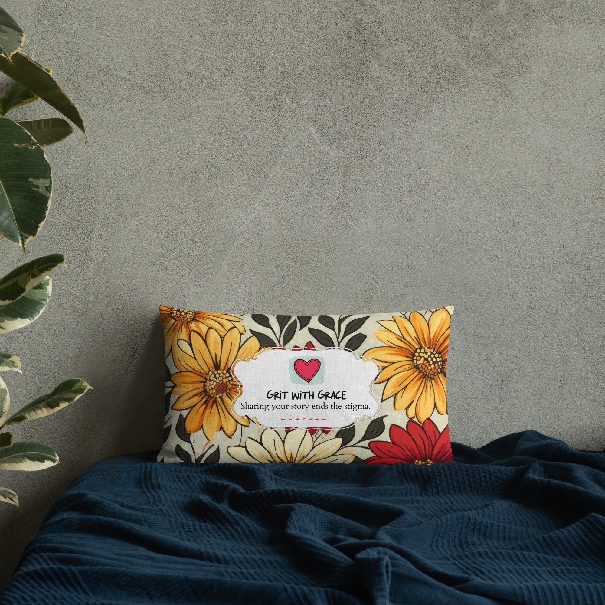 Floral Lover's Botanical Throw Pillow