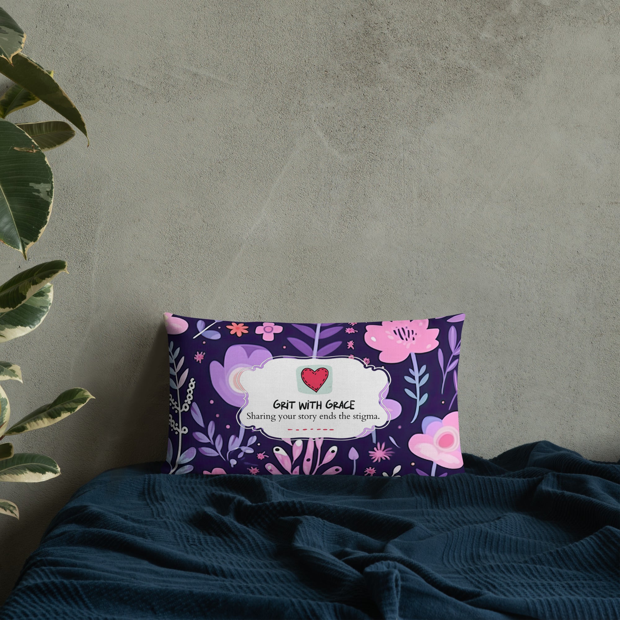 Floral Lover's Botanical Throw Pillow