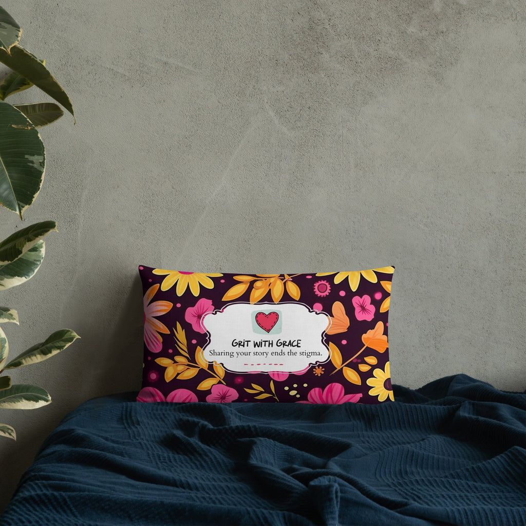 Floral Lover's Botanical Throw Pillow