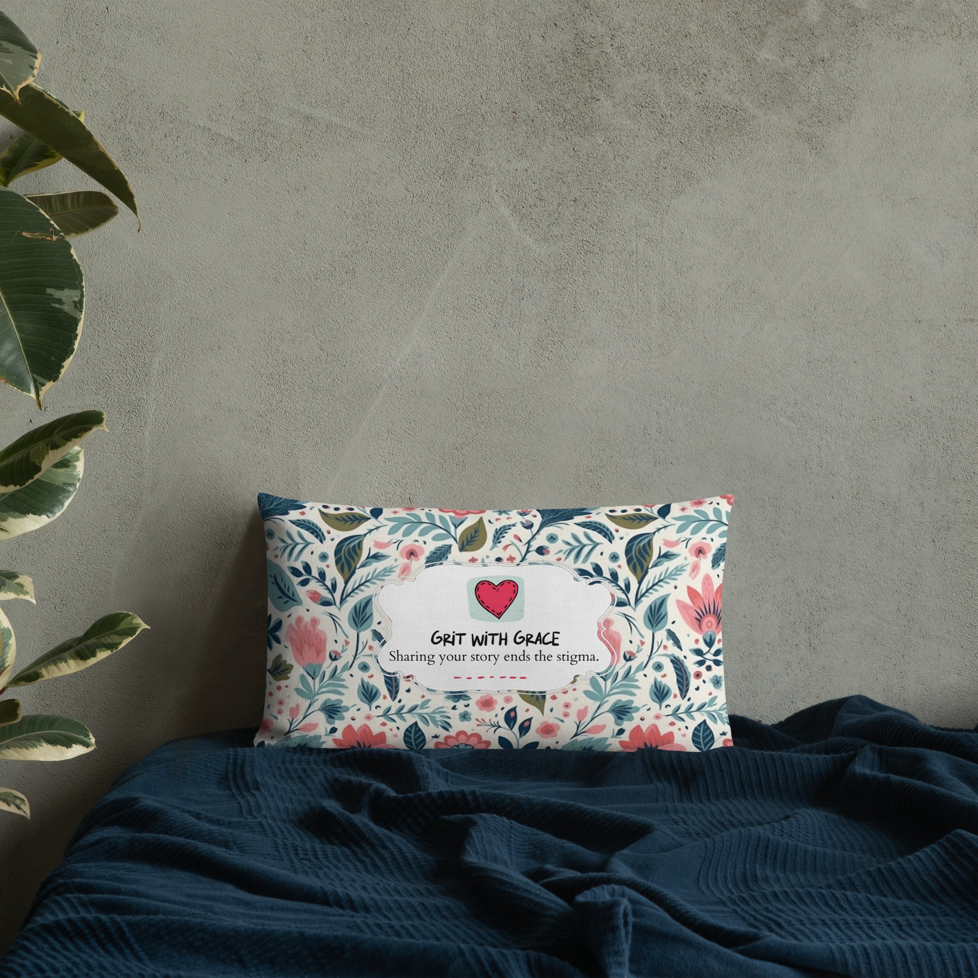 Floral Lover's Botanical Throw Pillow