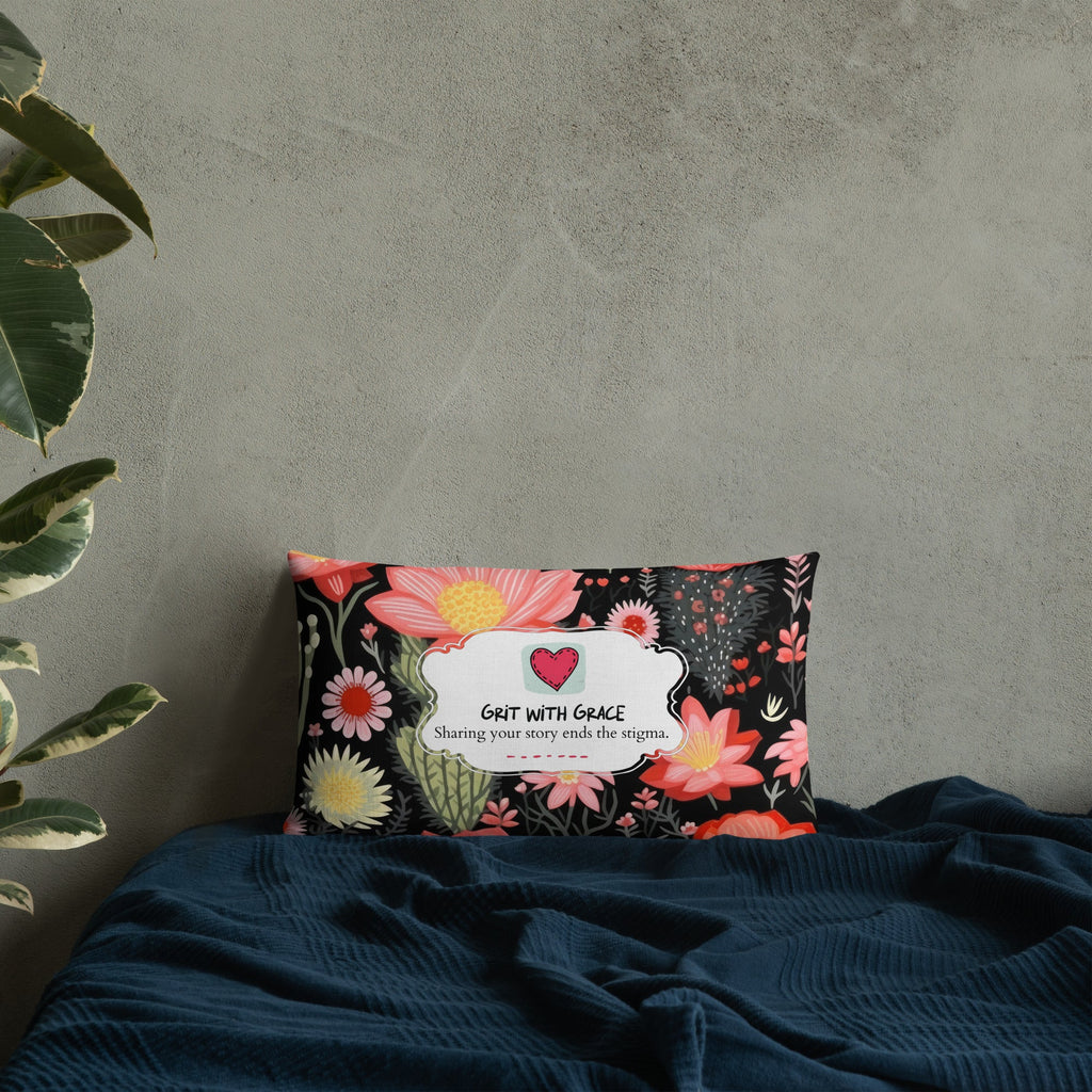 Floral Lover's Botanical Throw Pillow