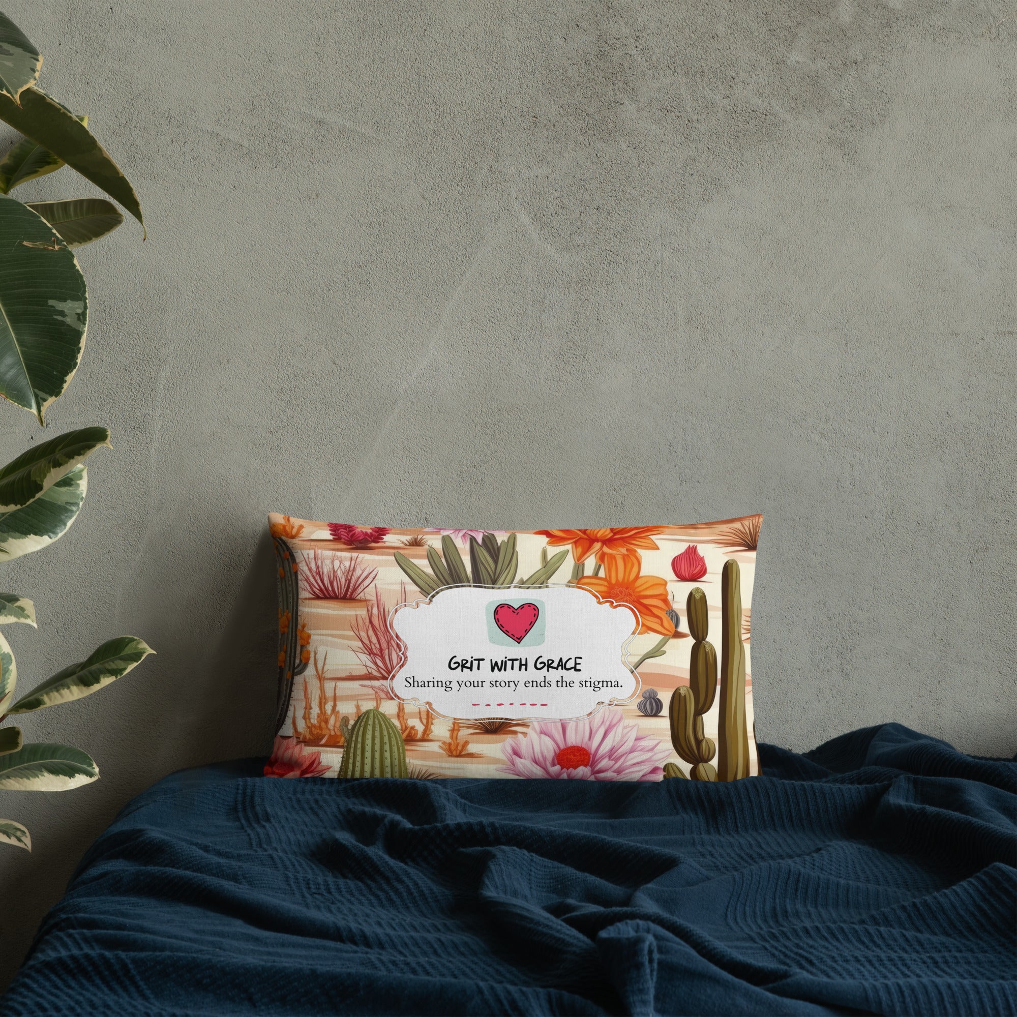 Floral Lover's Botanical Throw Pillow