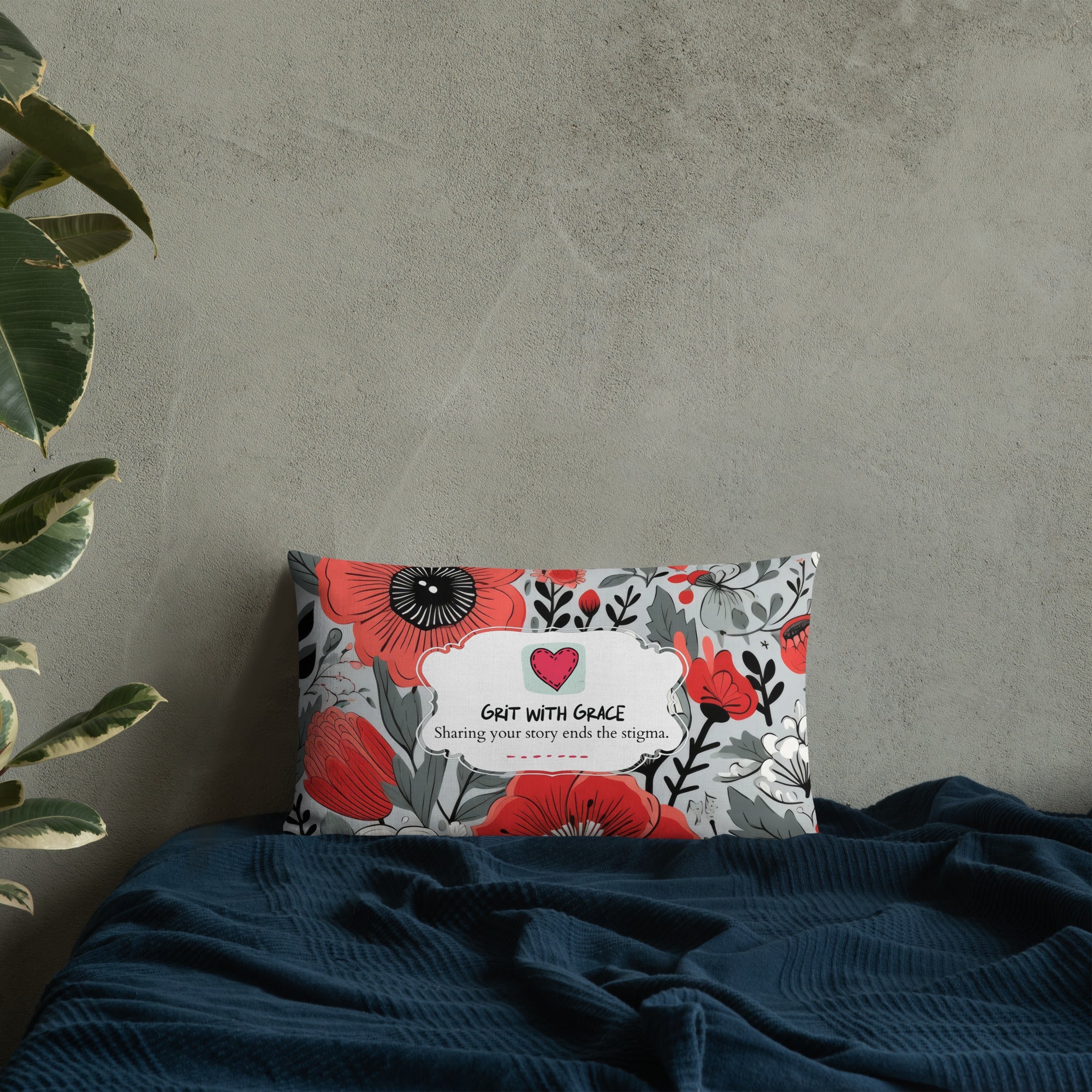 Floral Lover's Botanical Throw Pillow