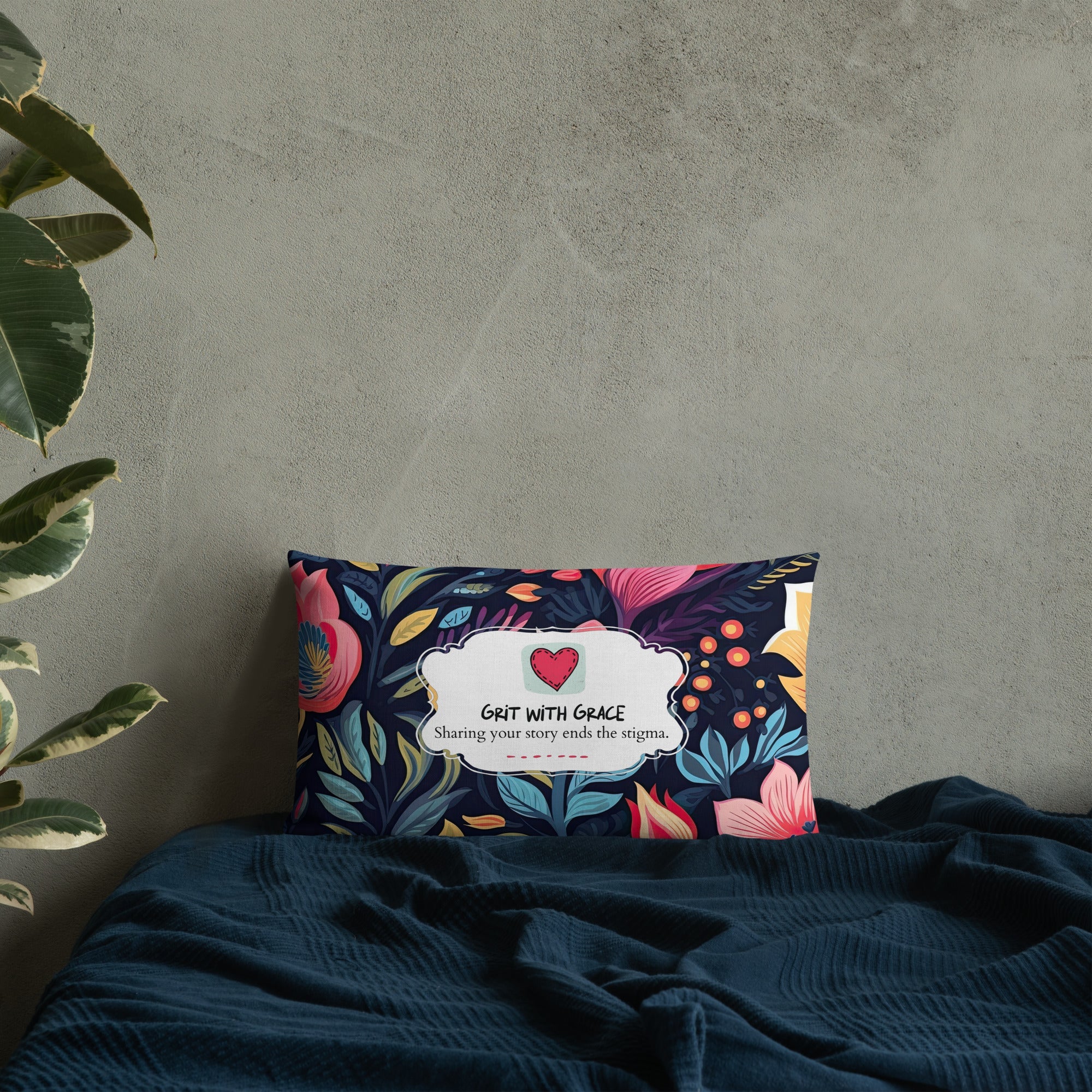 Floral Lover's Botanical Throw Pillow