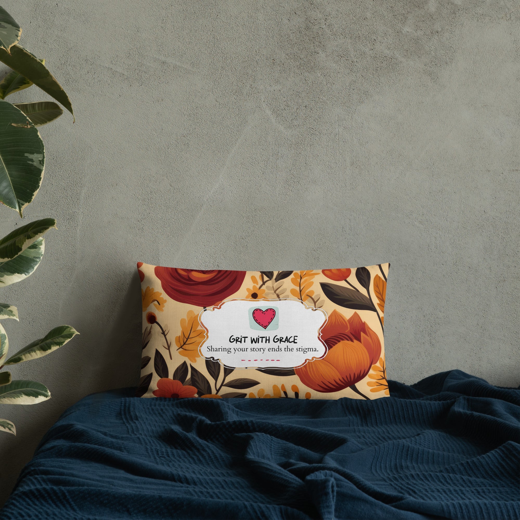 Floral Lover's Botanical Throw Pillow