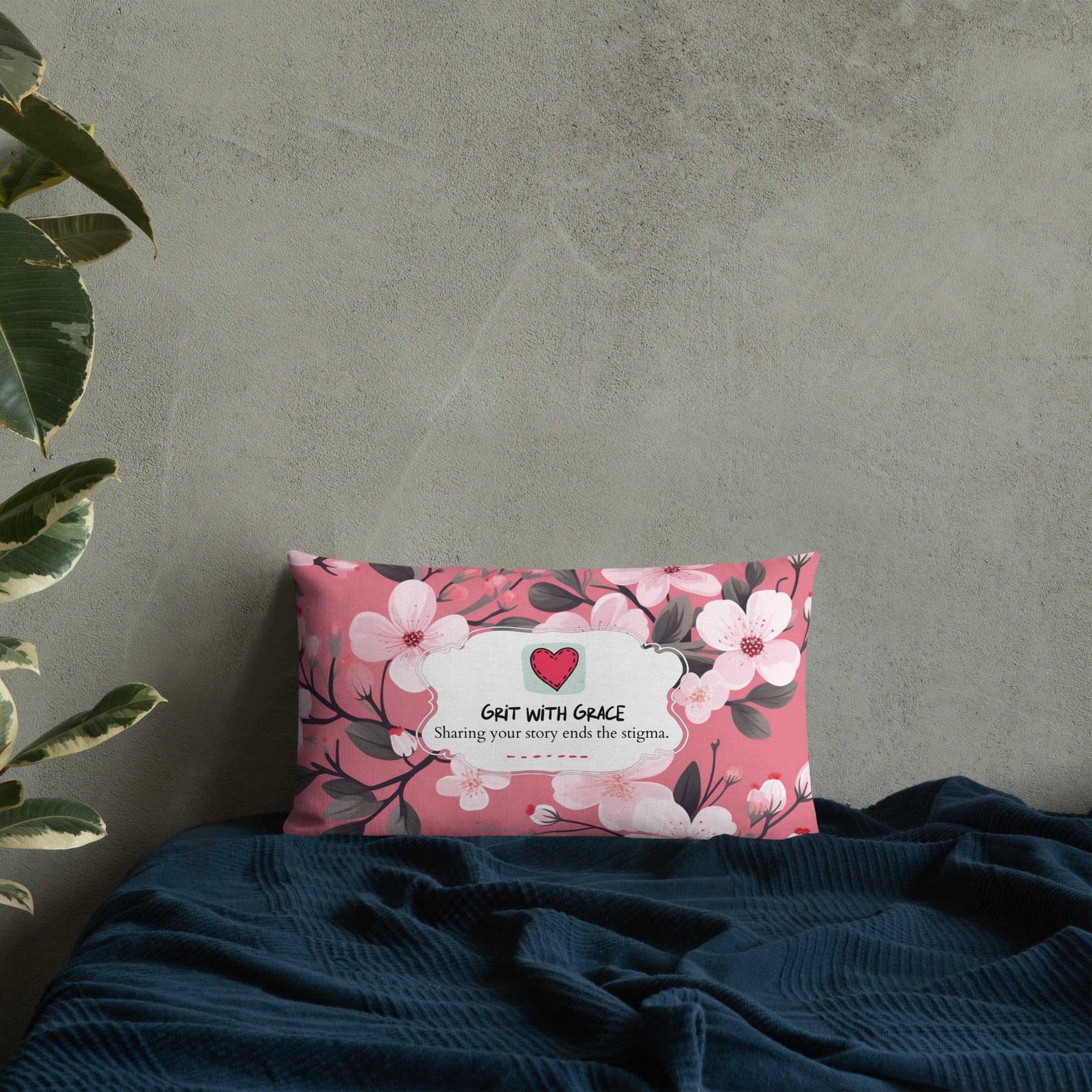 Floral Lover's Botanical Throw Pillow