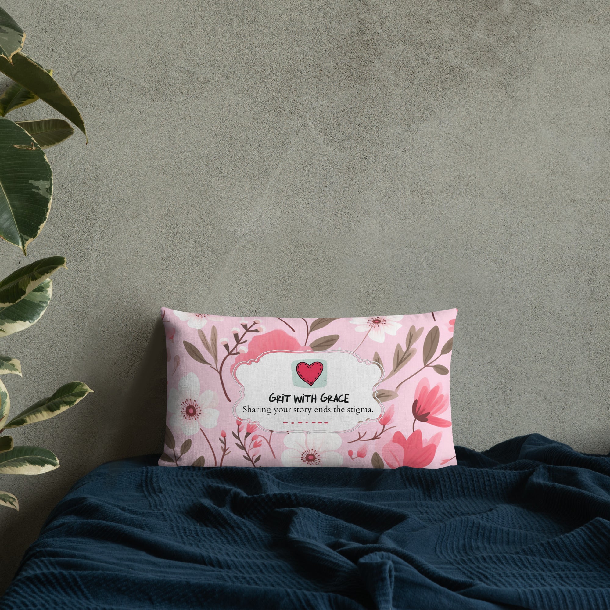 Floral Lover's Botanical Throw Pillow