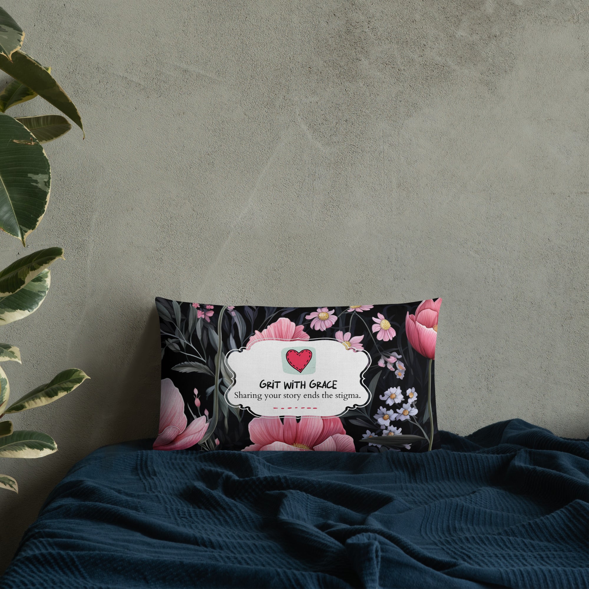 Floral Lover's Botanical Throw Pillow