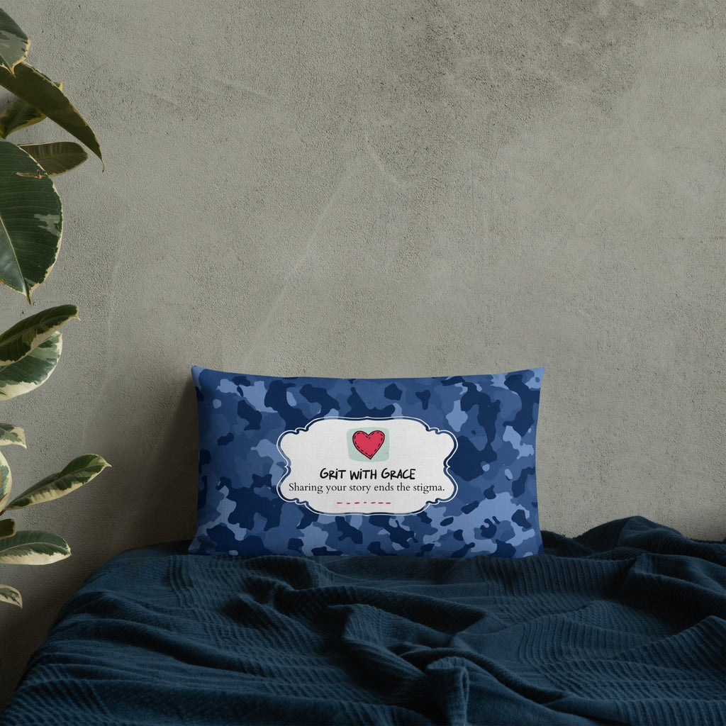 Army Enthusiast Camouflage Premium Throw Pillow