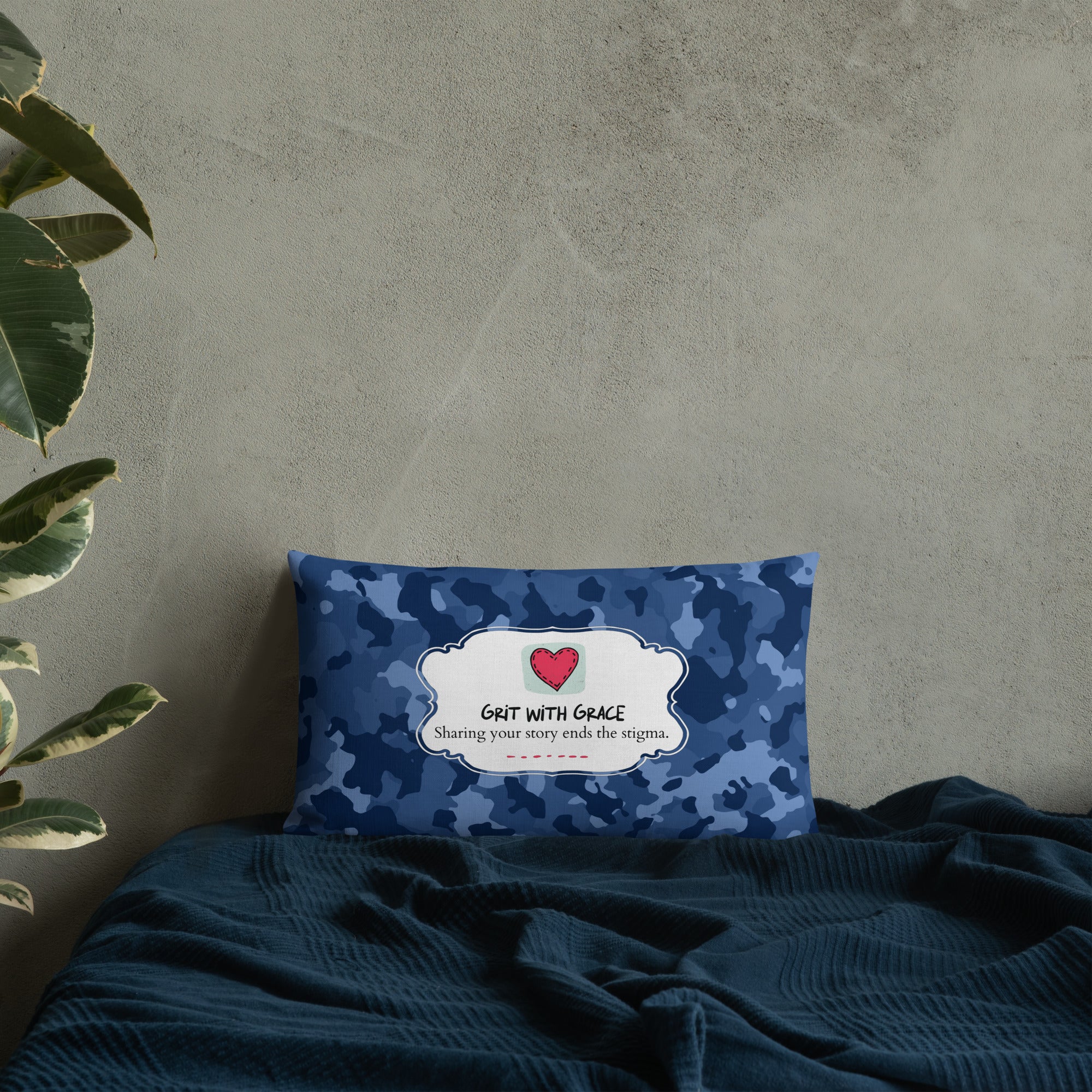 Army Enthusiast Camouflage Premium Throw Pillow