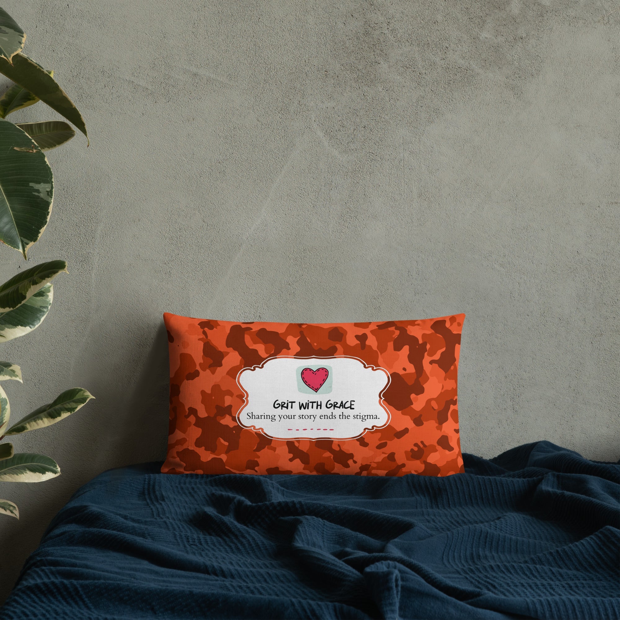 Army Enthusiast Camouflage Premium Throw Pillow