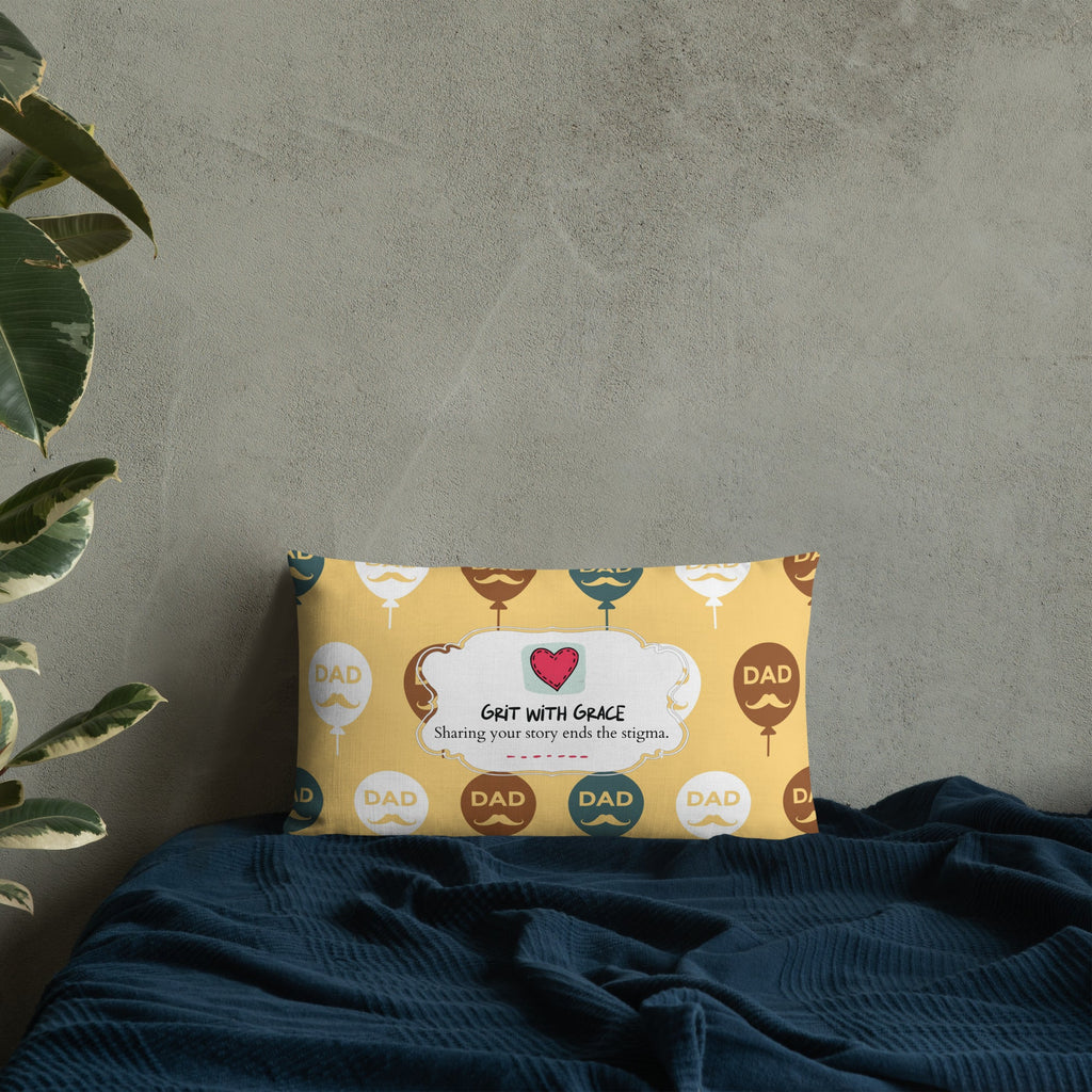 Cool Dad's Fashionably Decorative Throw Pillow
