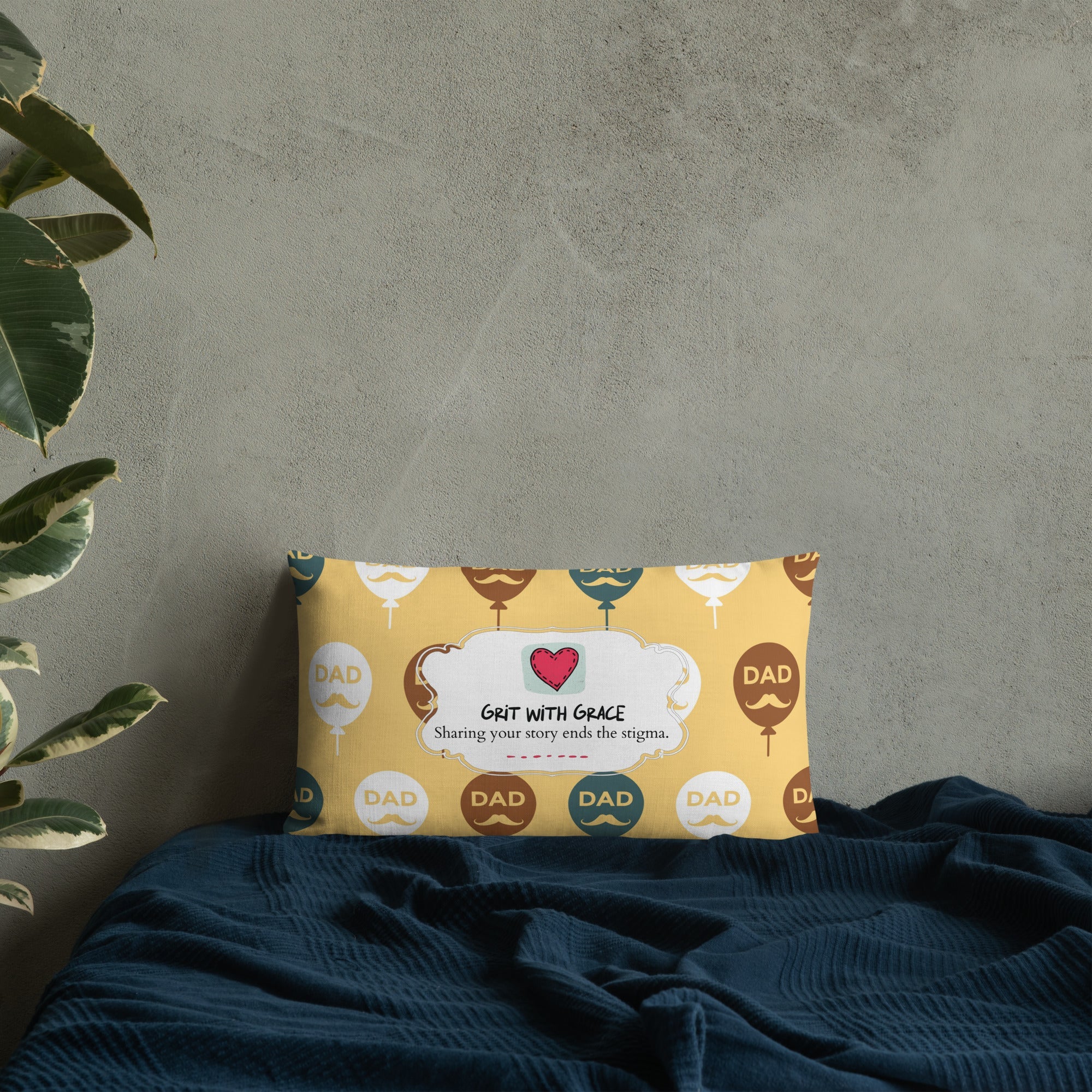 Cool Dad's Fashionably Decorative Throw Pillow