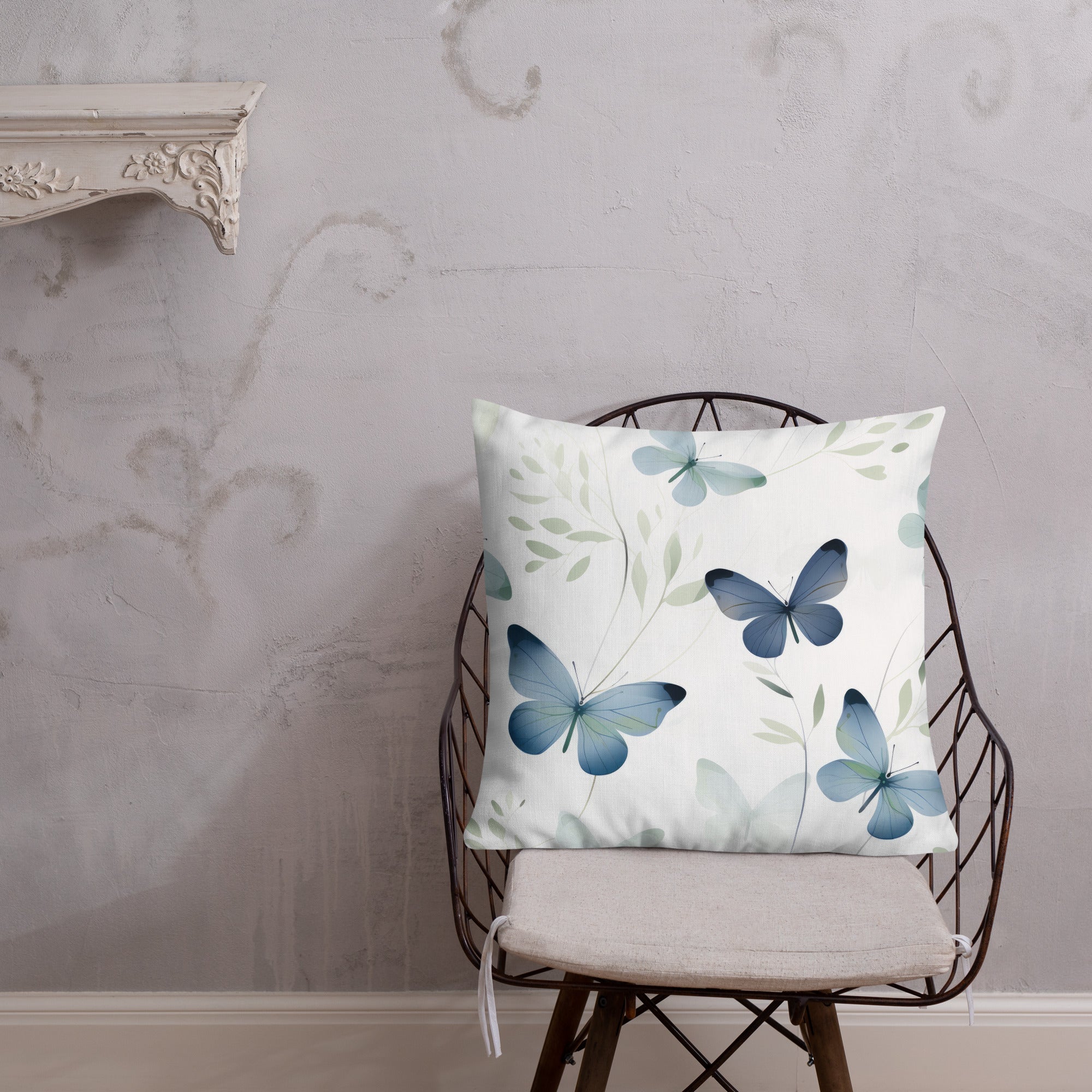 Butterfly Lover's Decorative Yet Comfortable Premium Pillow