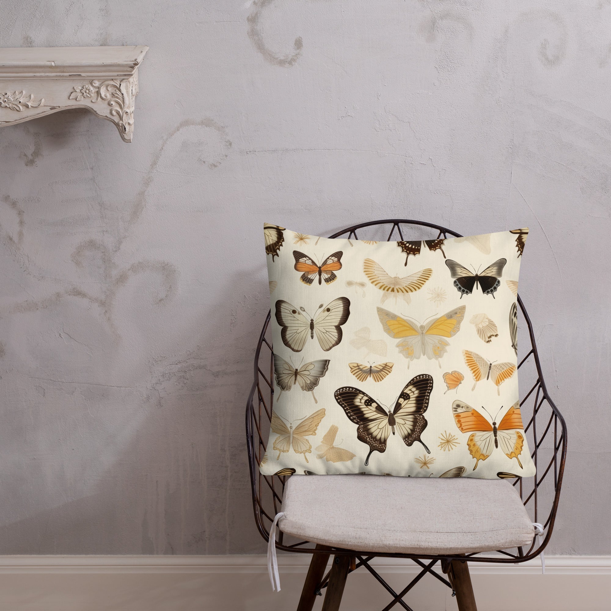 Butterfly Lover's Decorative Yet Comfortable Premium Pillow