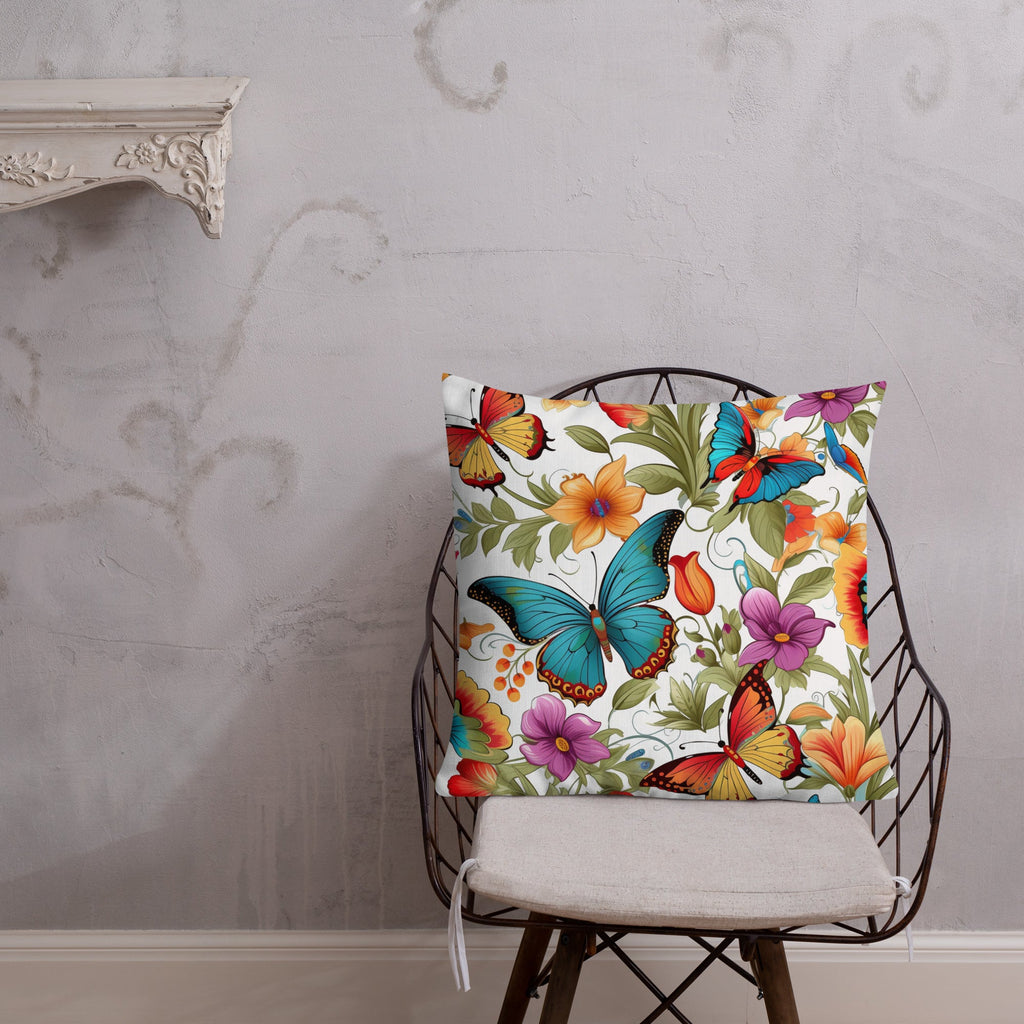 Butterfly Lover's Decorative Yet Comfortable Premium Pillow