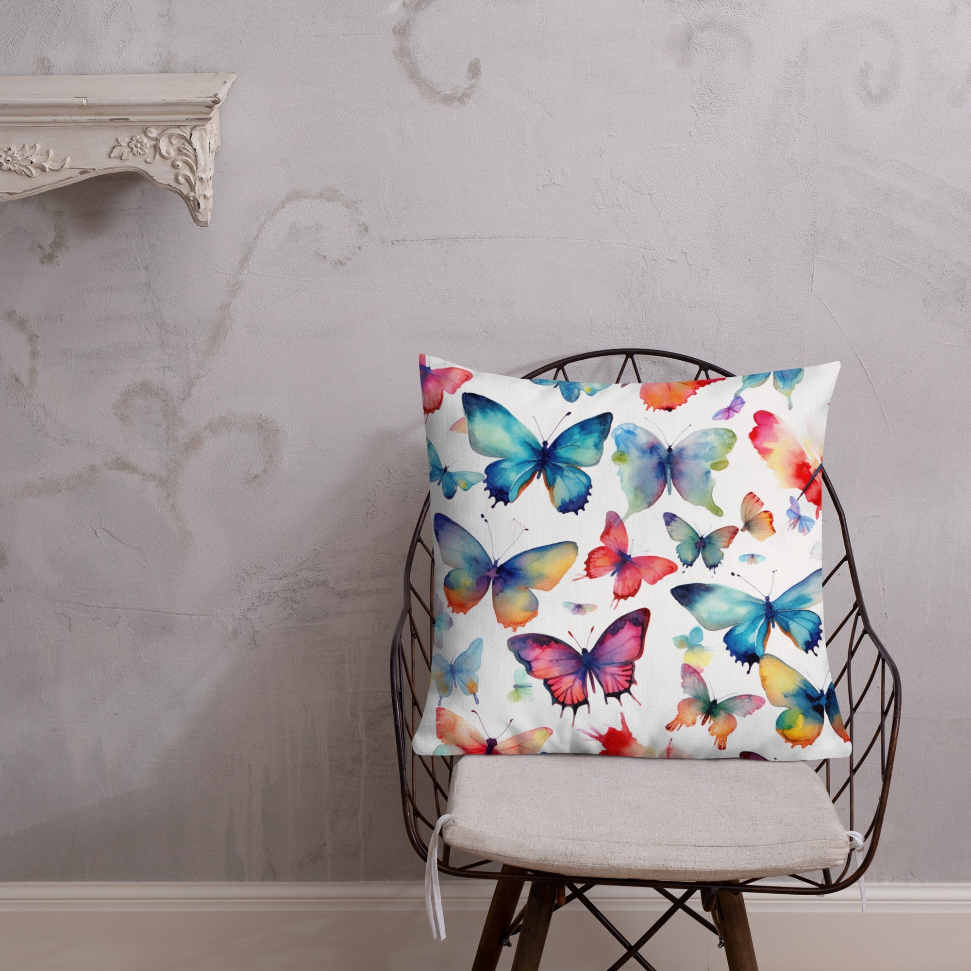Butterfly Lover's Decorative Yet Comfortable Premium Pillow