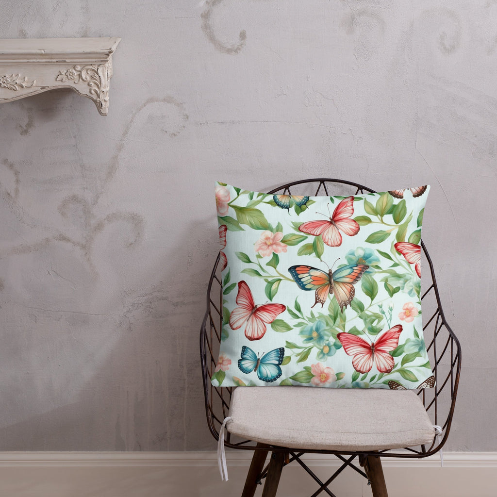 Butterfly Lover's Decorative Yet Comfortable Premium Pillow
