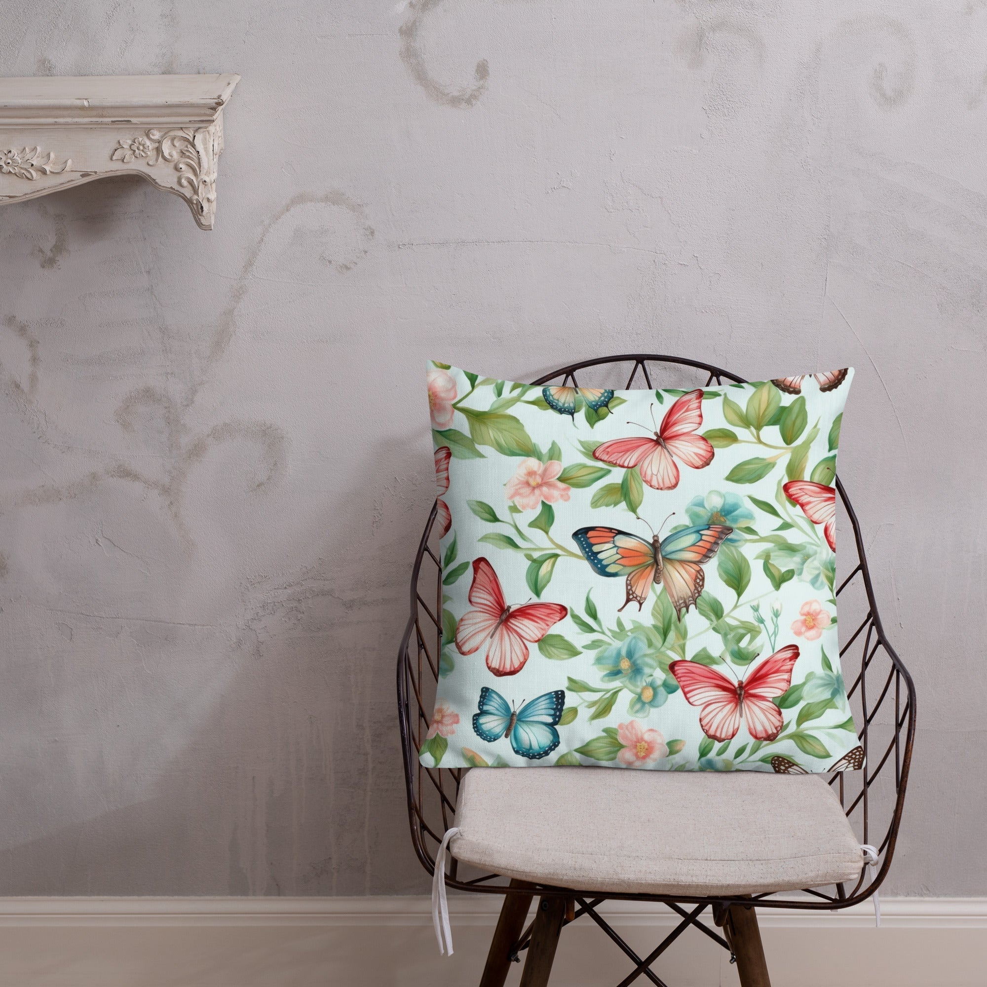 Butterfly Lover's Decorative Yet Comfortable Premium Pillow