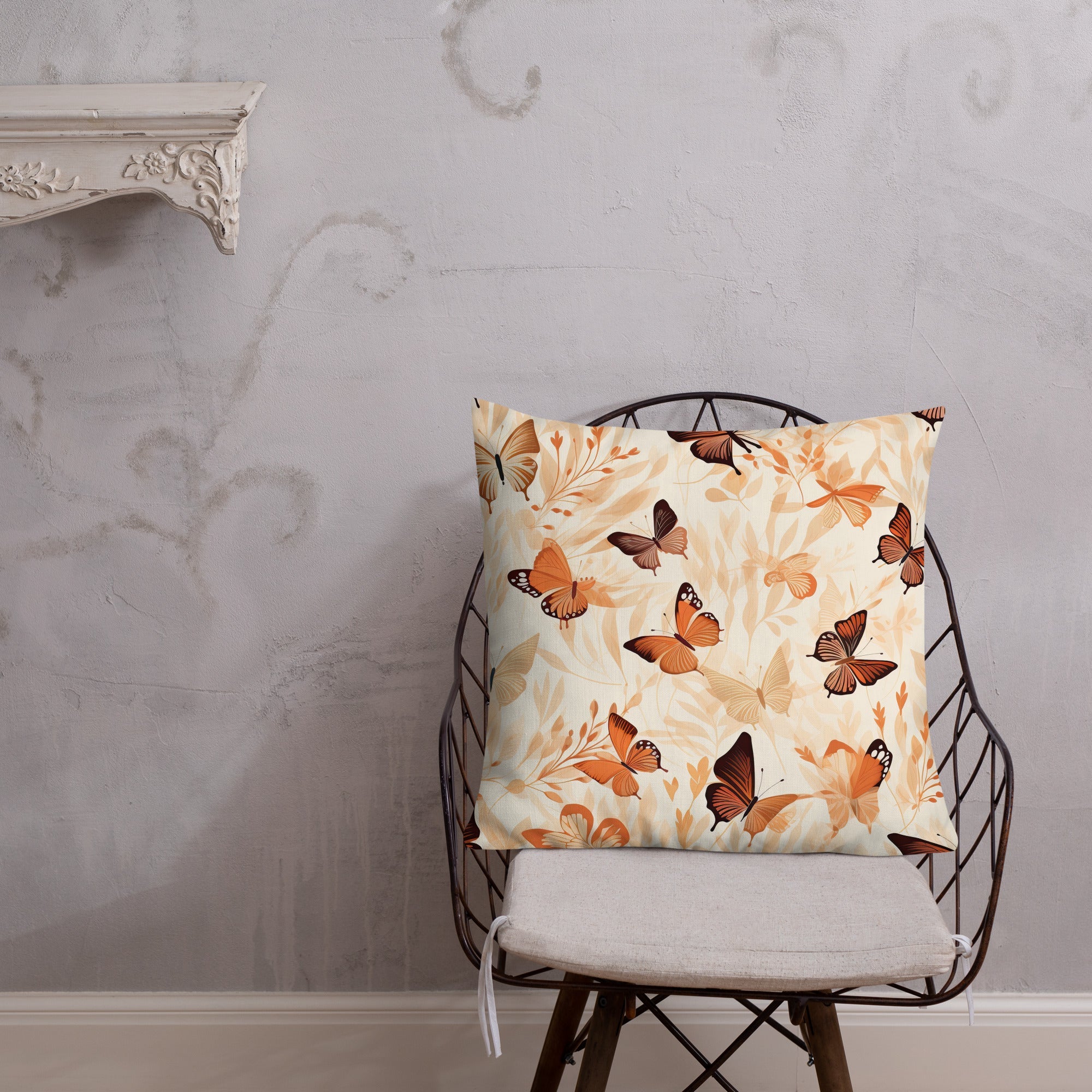 Butterfly Lover's Decorative Yet Comfortable Premium Pillow