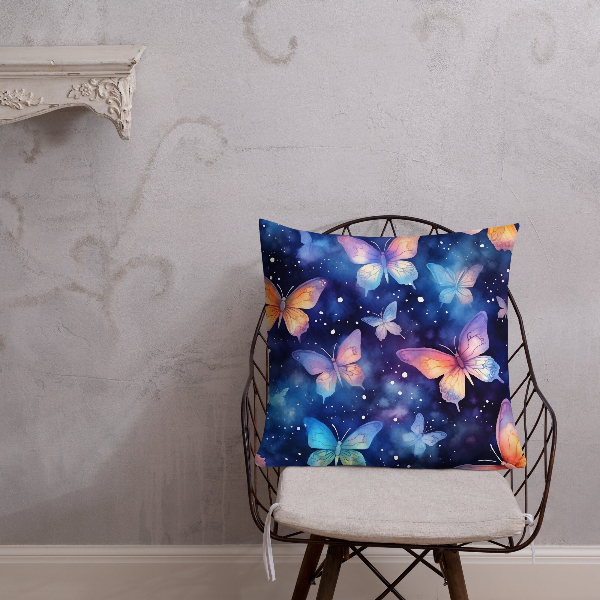 Butterfly Lover's Decorative Yet Comfortable Premium Pillow
