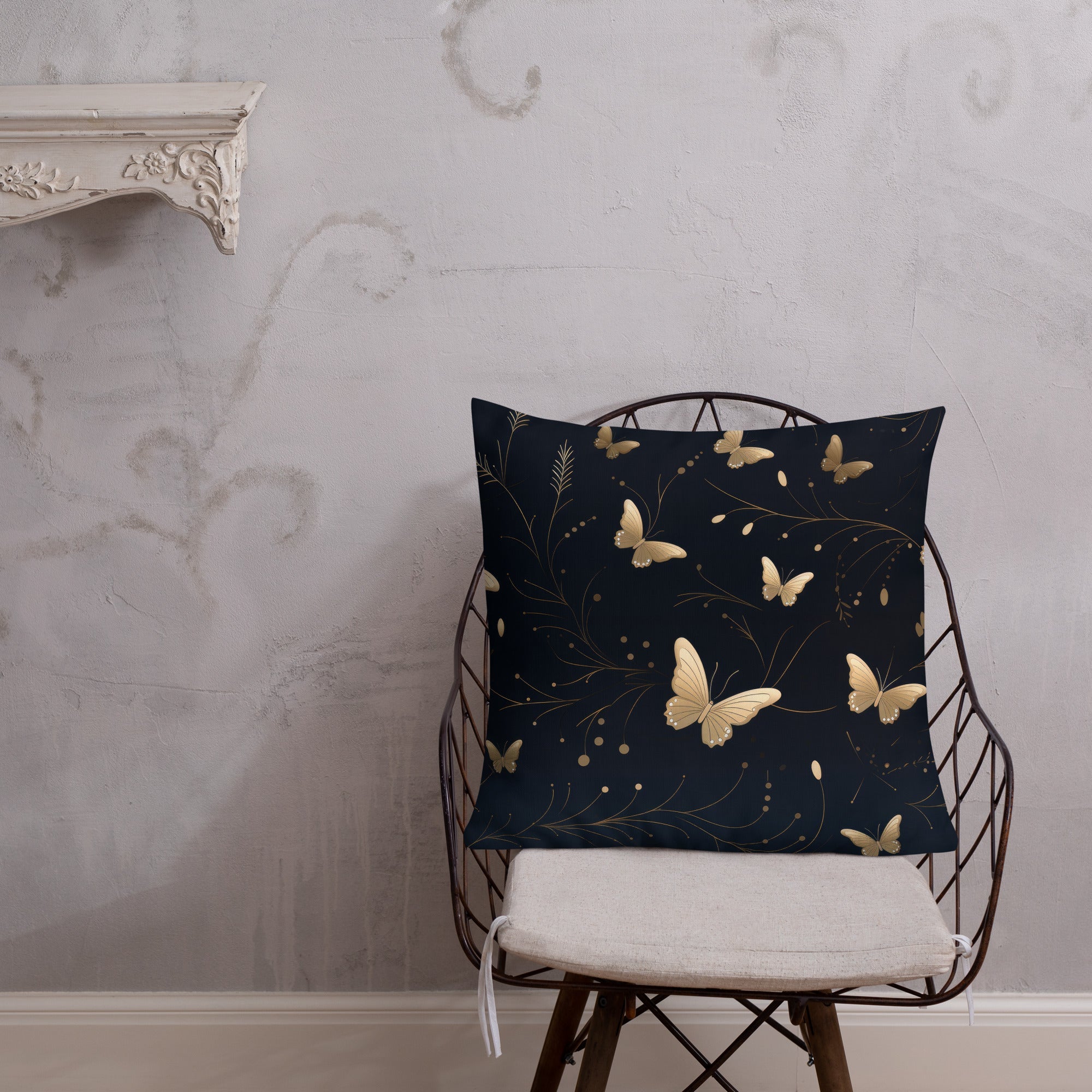 Butterfly Lover's Decorative Yet Comfortable Premium Pillow
