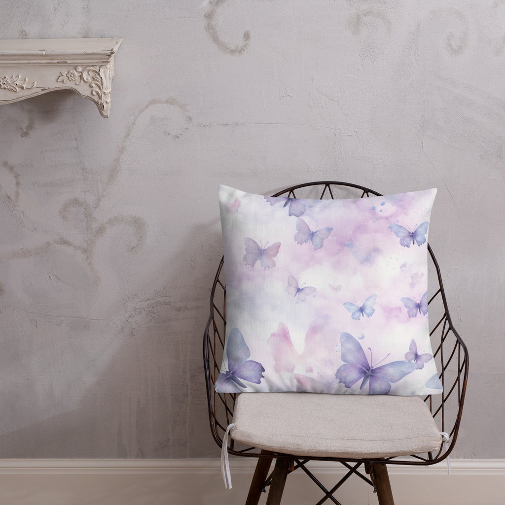 Butterfly Lover's Decorative Yet Comfortable Premium Pillow