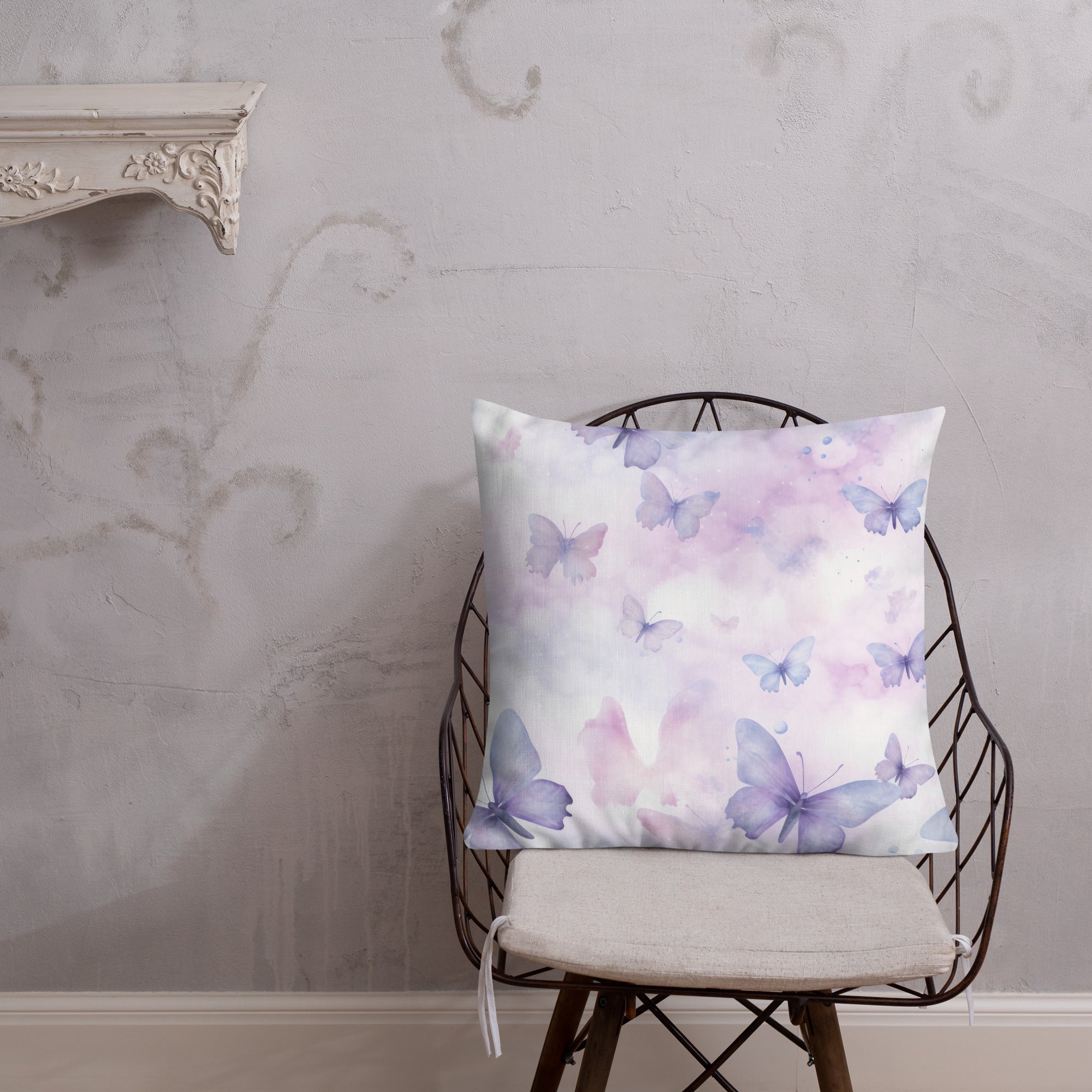 Butterfly Lover's Decorative Yet Comfortable Premium Pillow