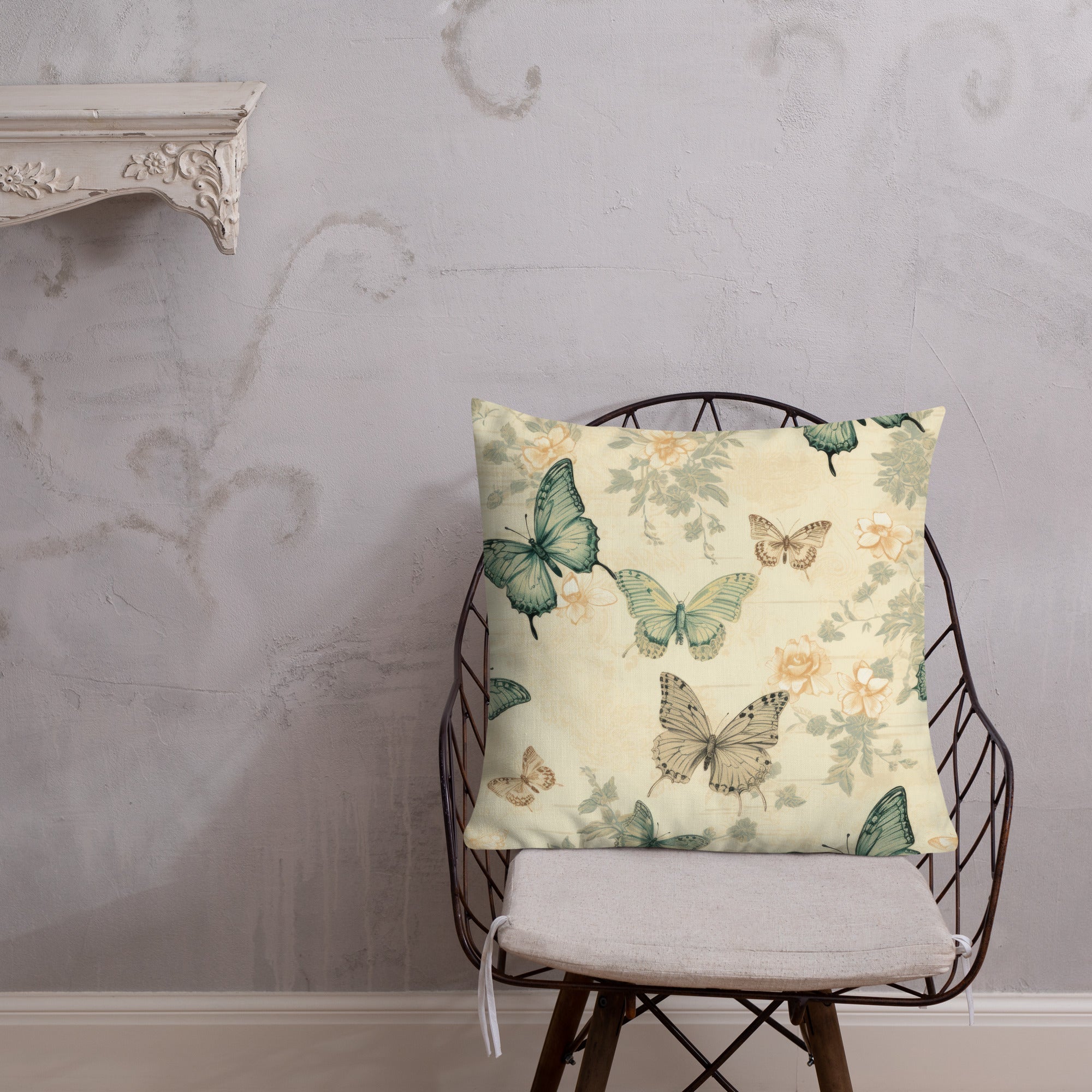 Butterfly Lover's Decorative Yet Comfortable Premium Pillow