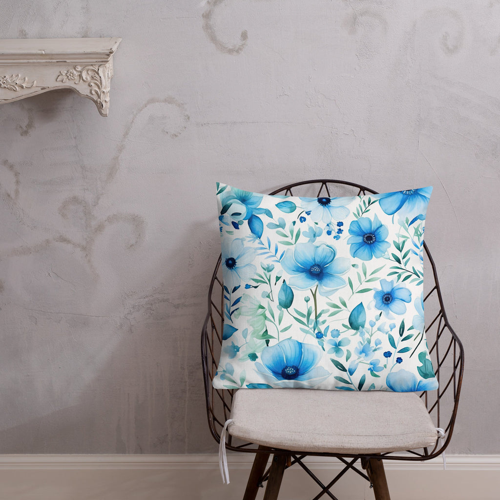 Floral Lover's Botanical Throw Pillow