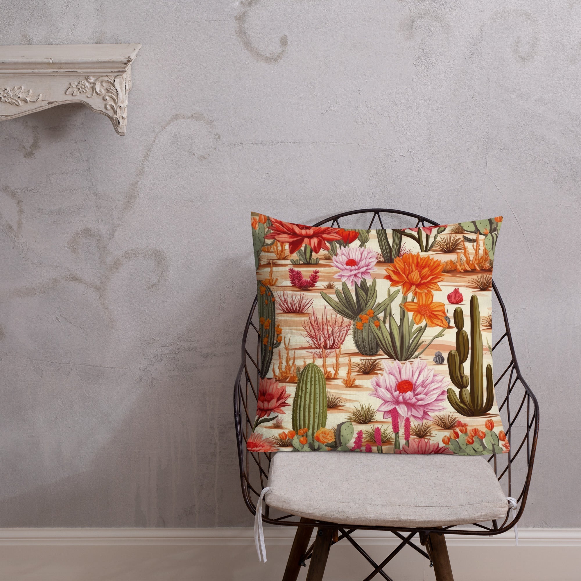 Floral Lover's Botanical Throw Pillow