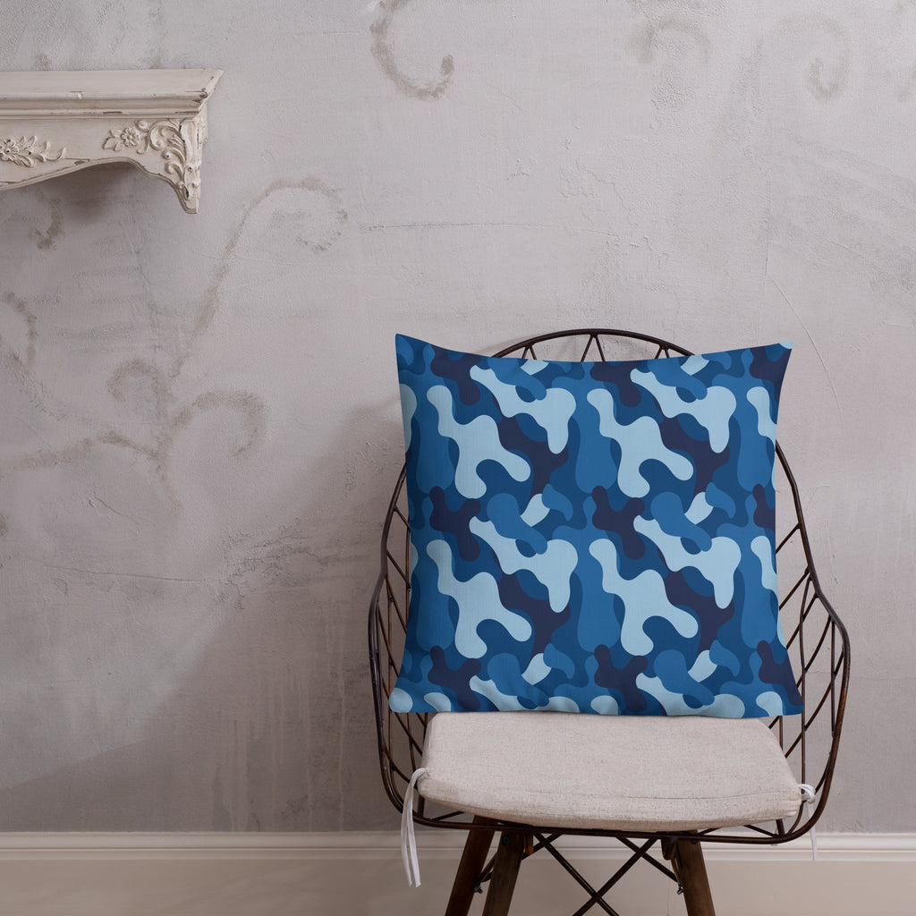 Army Enthusiast Camouflage Premium Throw Pillow