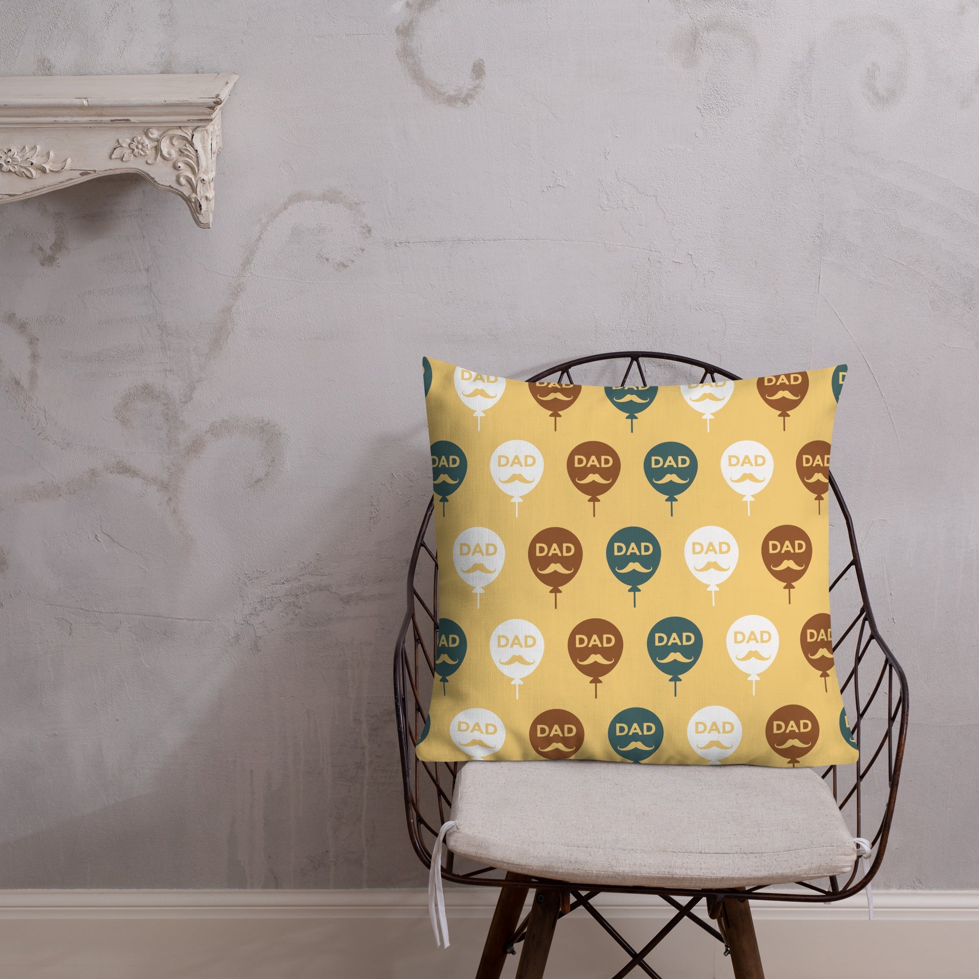 Cool Dad's Fashionably Decorative Throw Pillow
