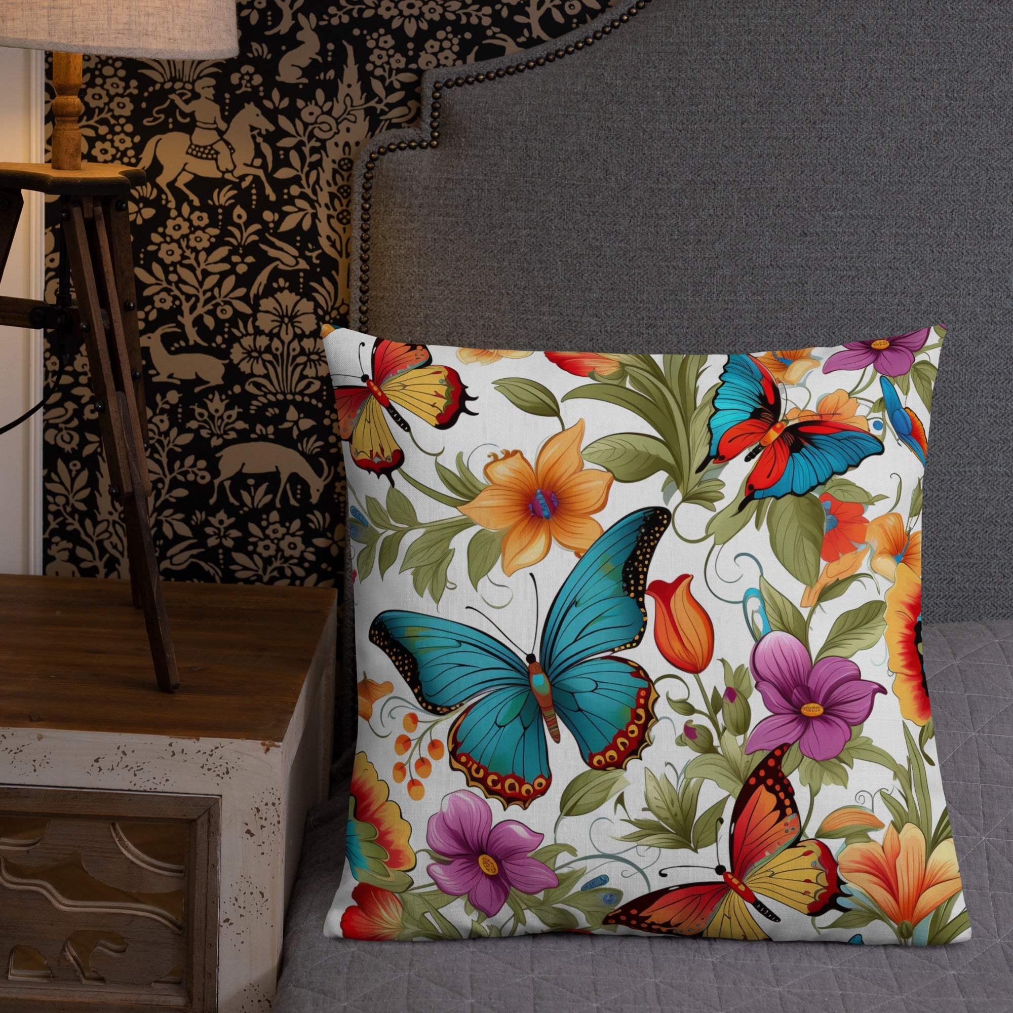 Butterfly Lover's Decorative Yet Comfortable Premium Pillow