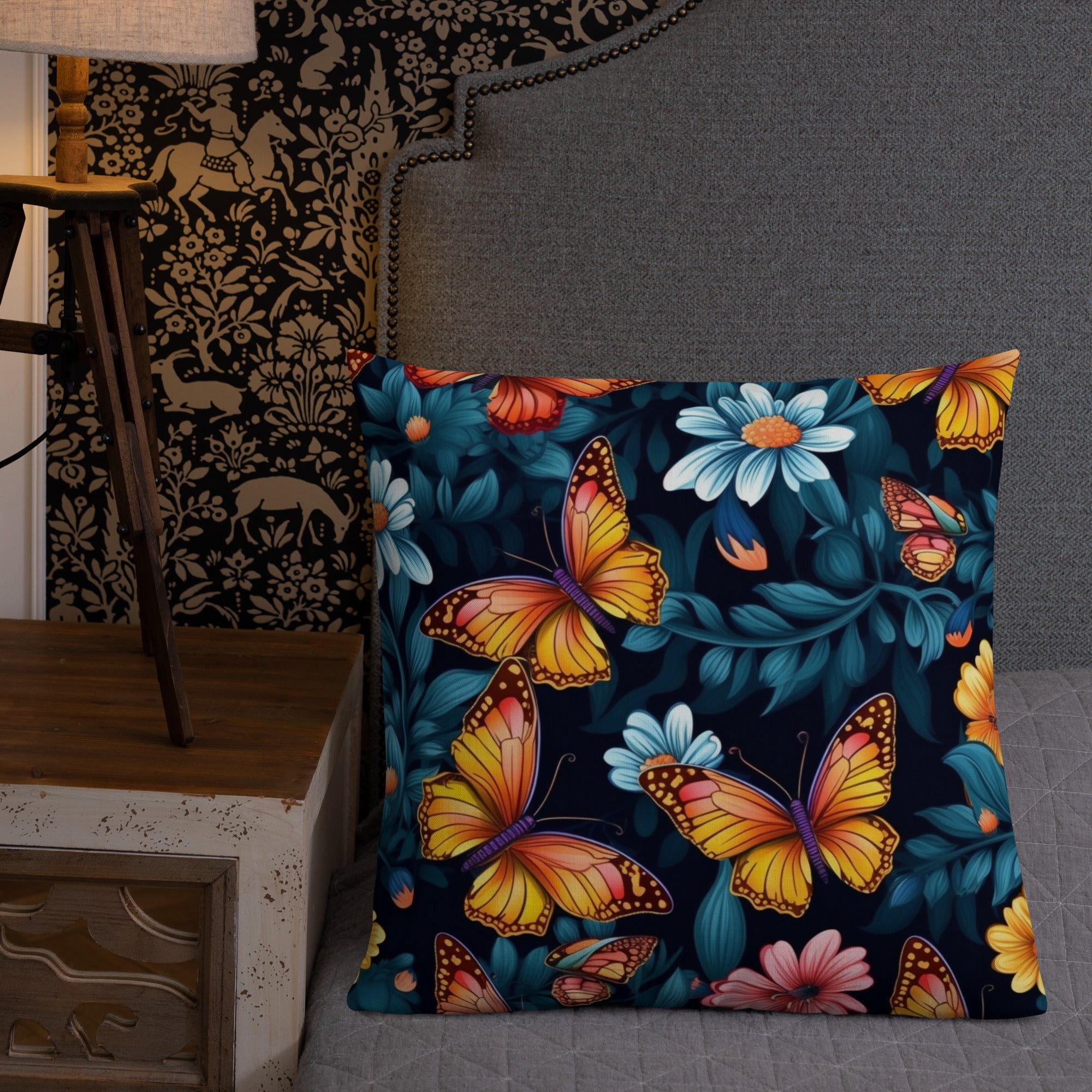 Butterfly Lover's Decorative Yet Comfortable Premium Pillow