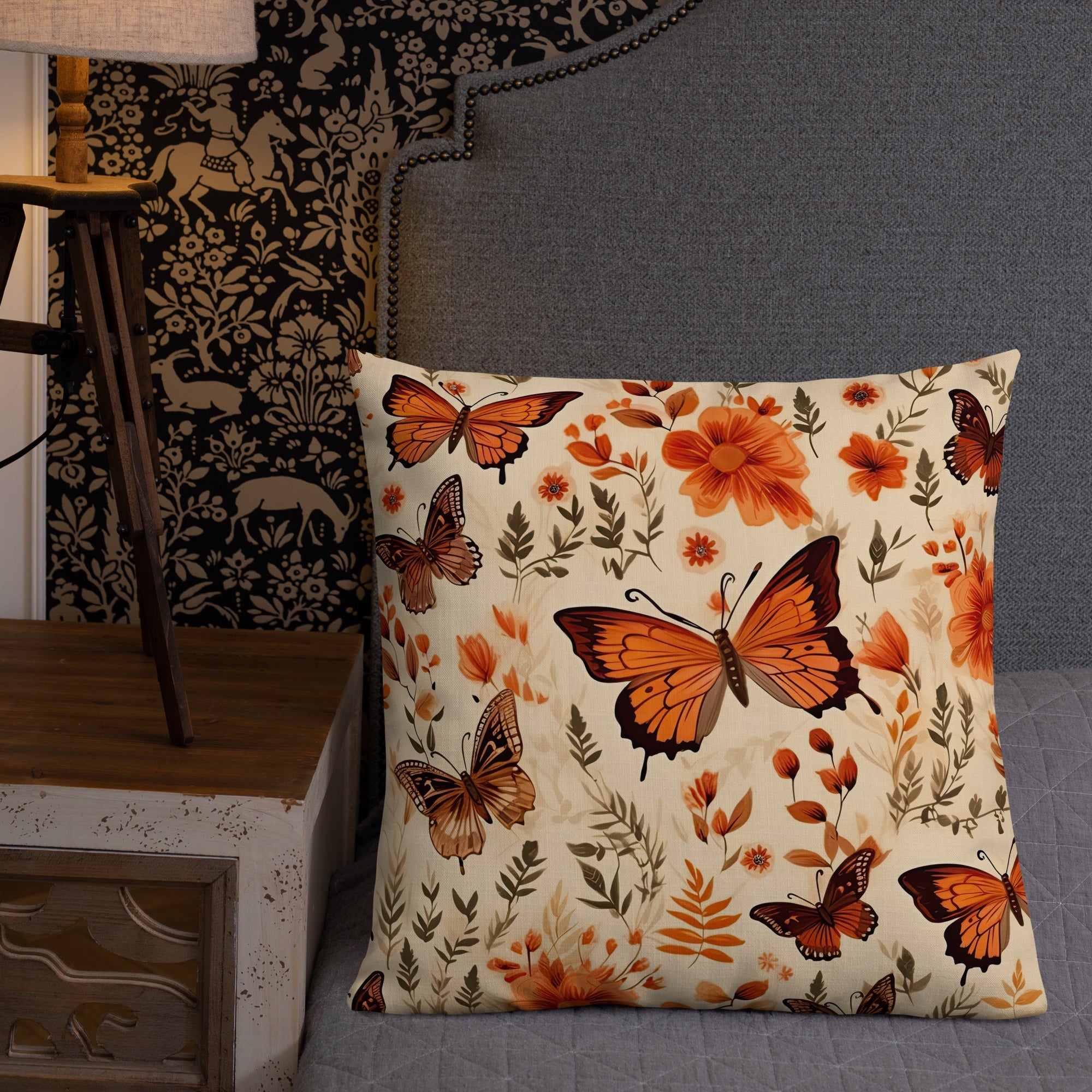 Butterfly Lover's Decorative Yet Comfortable Premium Pillow