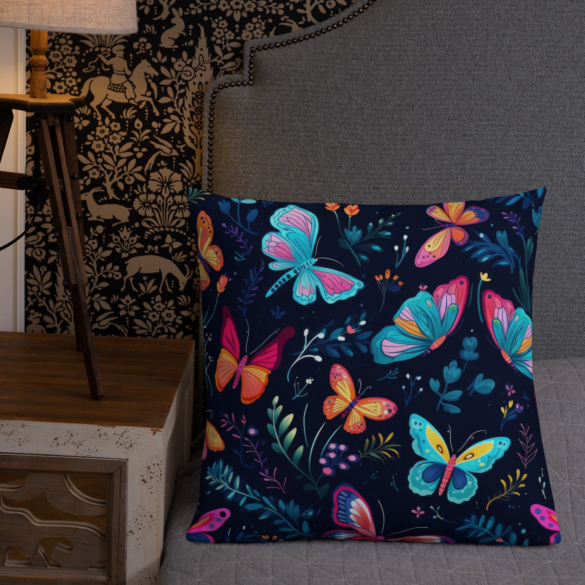 Butterfly Lover's Decorative Yet Comfortable Premium Pillow
