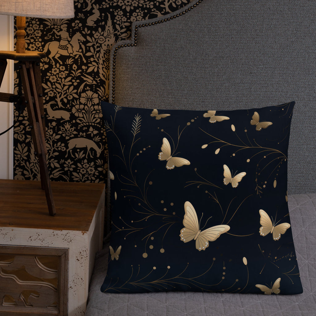 Butterfly Lover's Decorative Yet Comfortable Premium Pillow