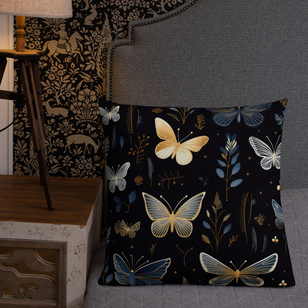 Butterfly Lover's Decorative Yet Comfortable Premium Pillow