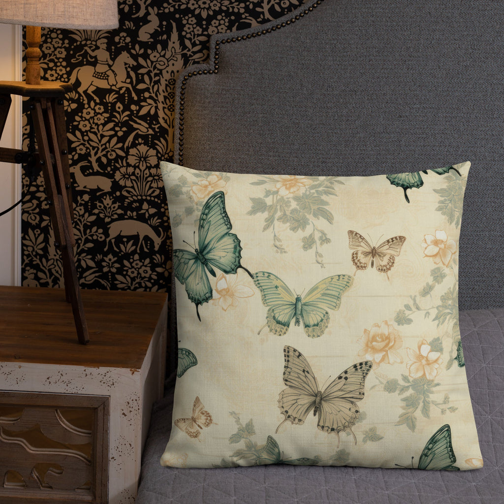 Butterfly Lover's Decorative Yet Comfortable Premium Pillow