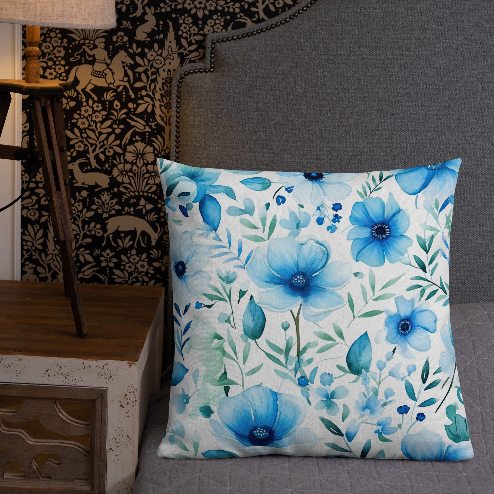 Floral Lover's Botanical Throw Pillow