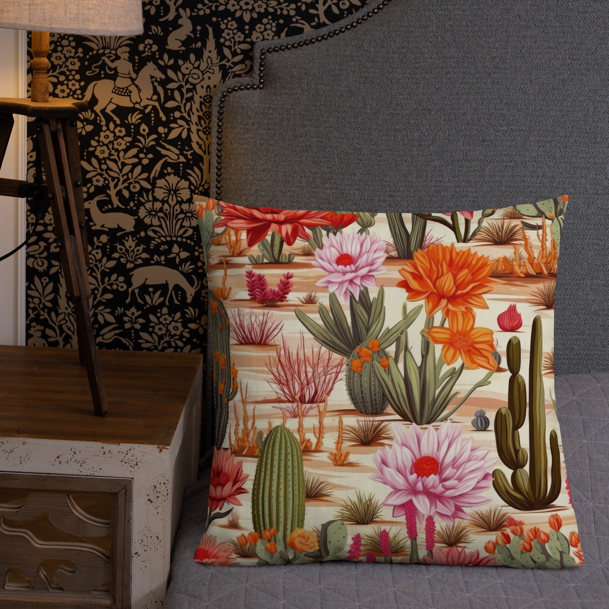 Floral Lover's Botanical Throw Pillow